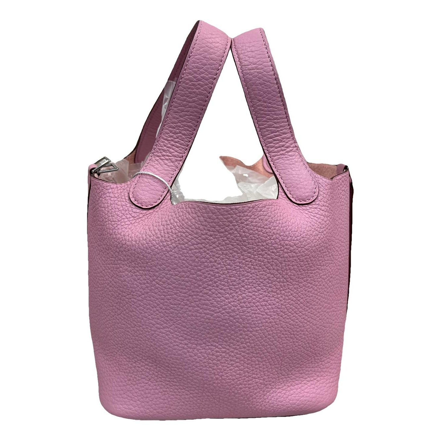 Picotin leather tote