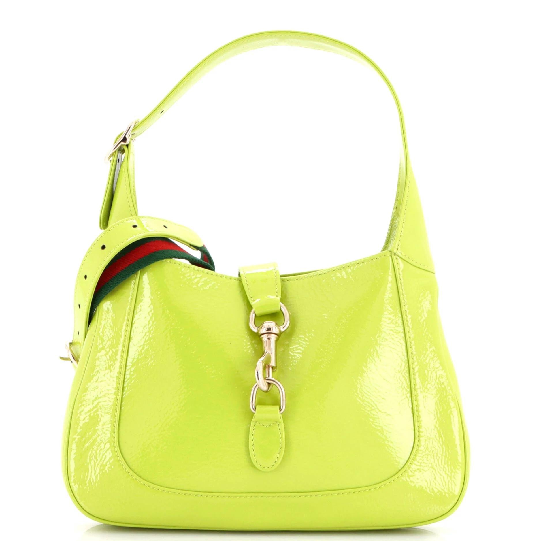 Patent leather handbag