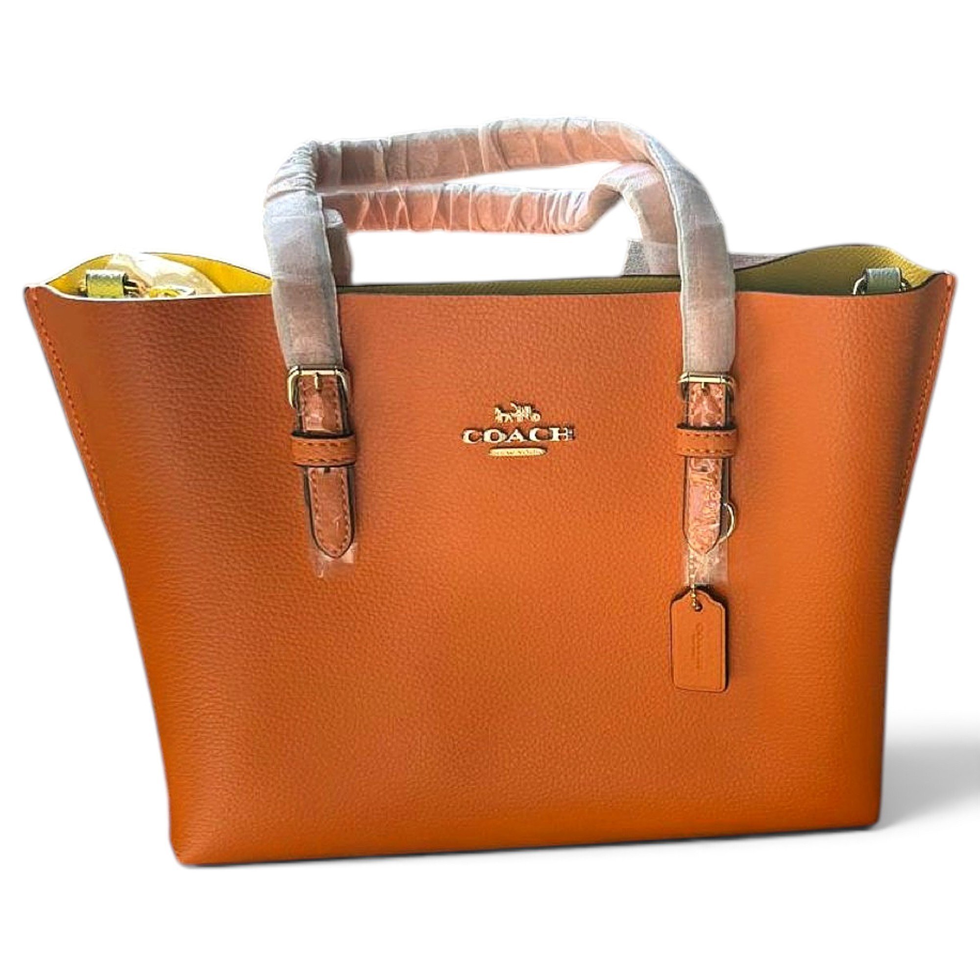 Leather tote