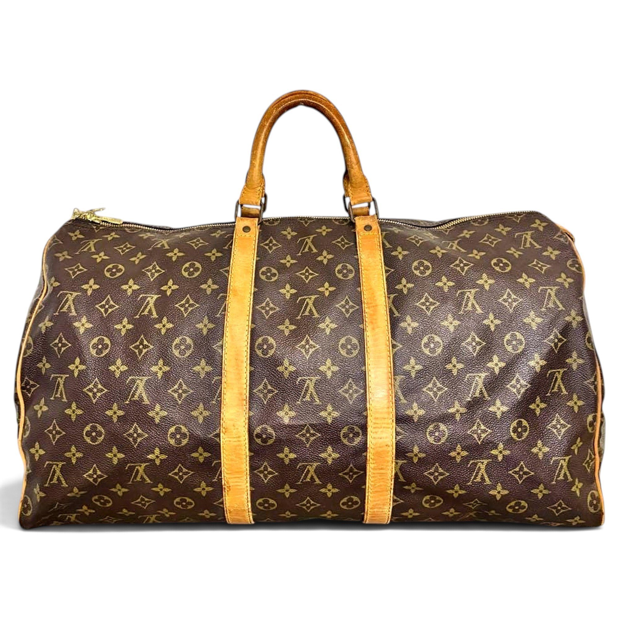 Louis Vuitton Keepall leather 48h bag