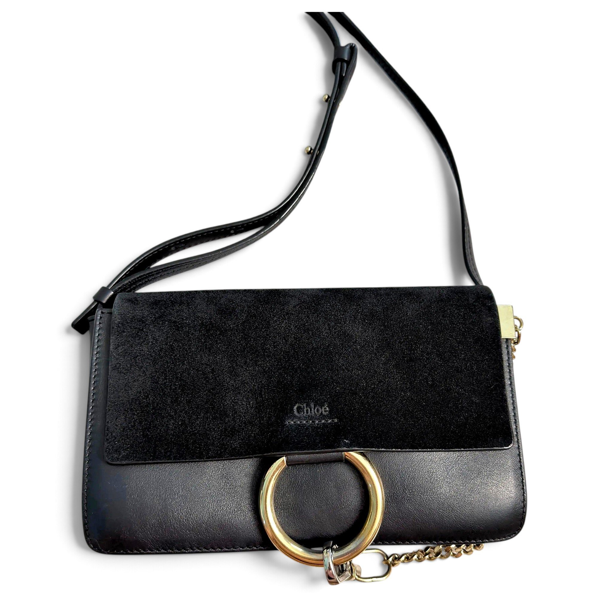 Faye leather crossbody bag