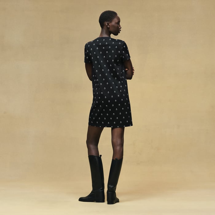 Noir "Anneau Finesse" Straight Dress