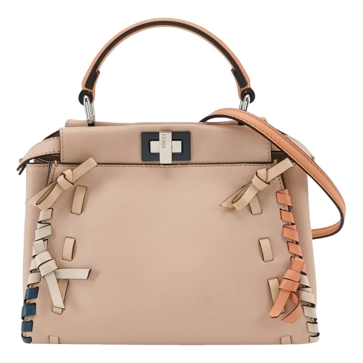 Peekaboo leather crossbody bag