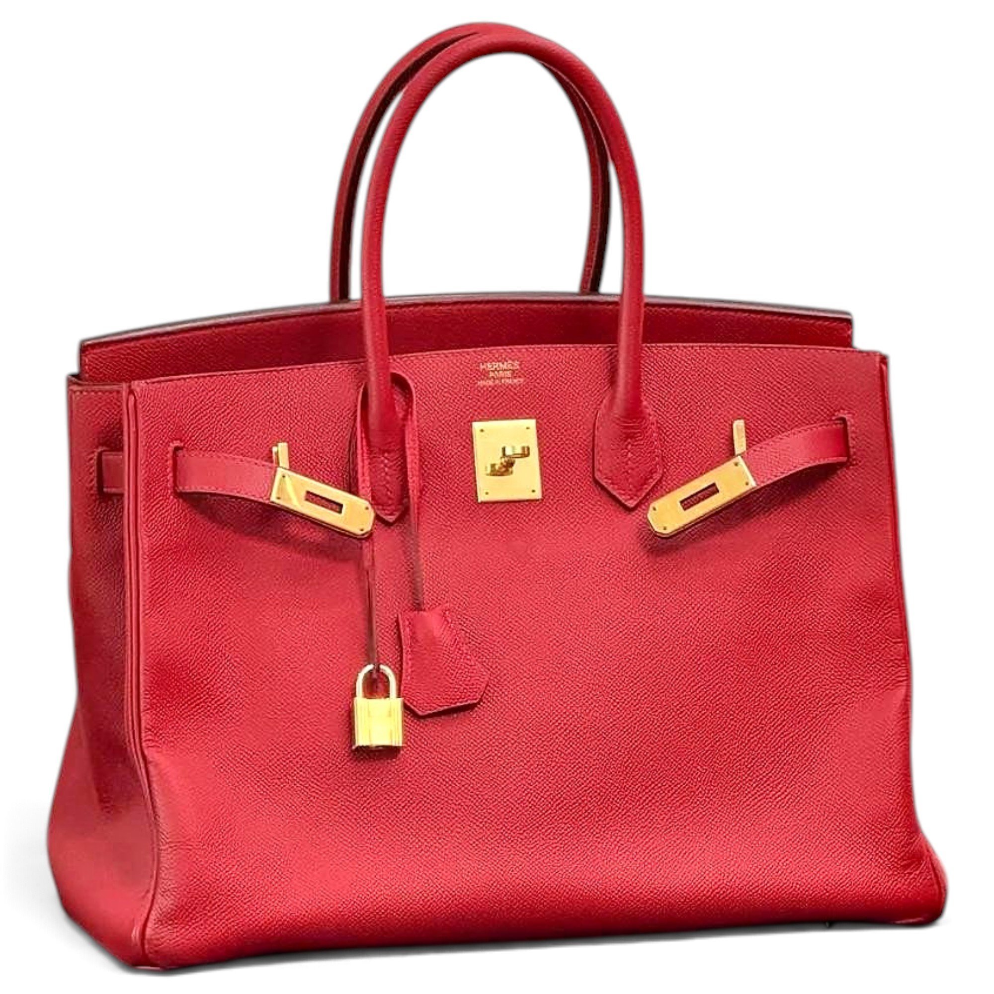 Birkin 35 leather handbag