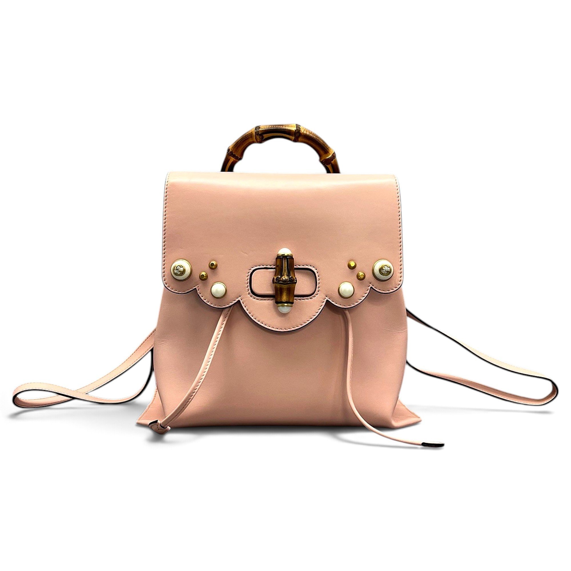 Leather backpack