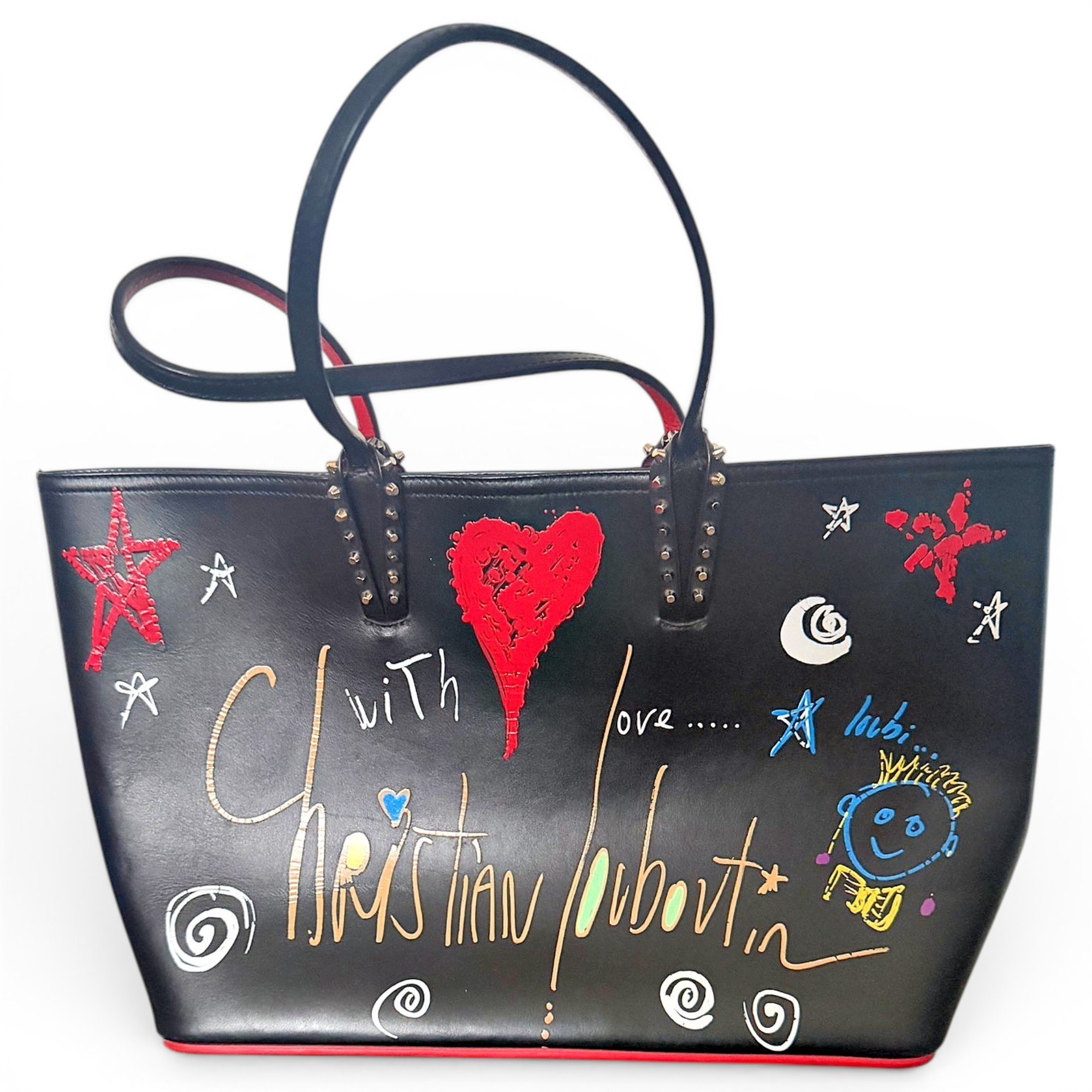 Leather tote
