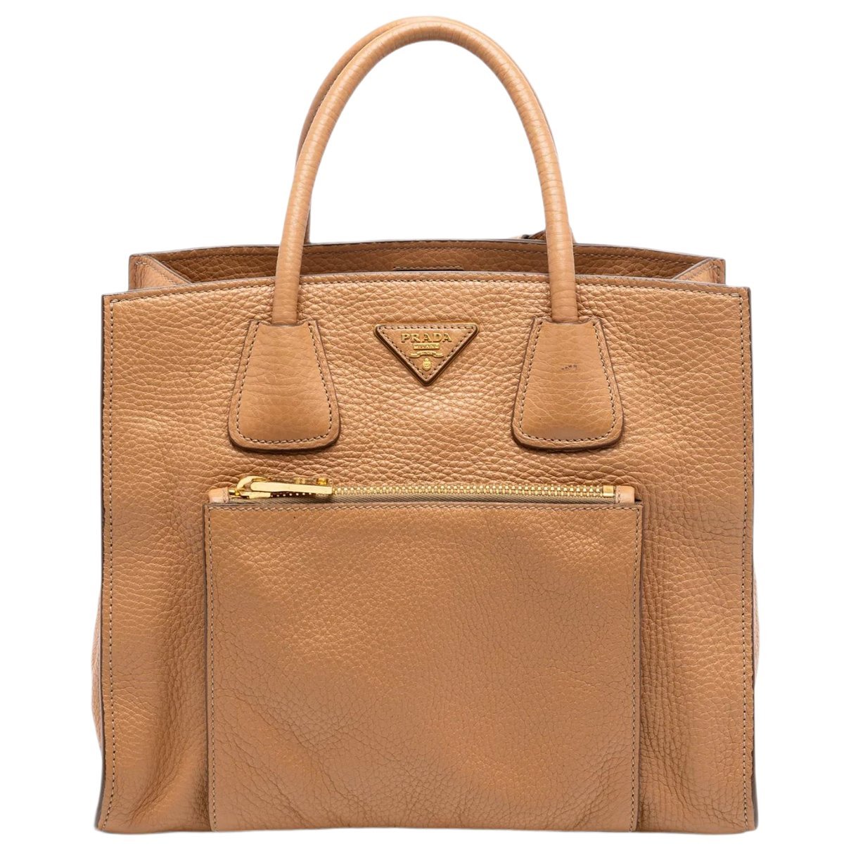 Prada Pocket leather satchel