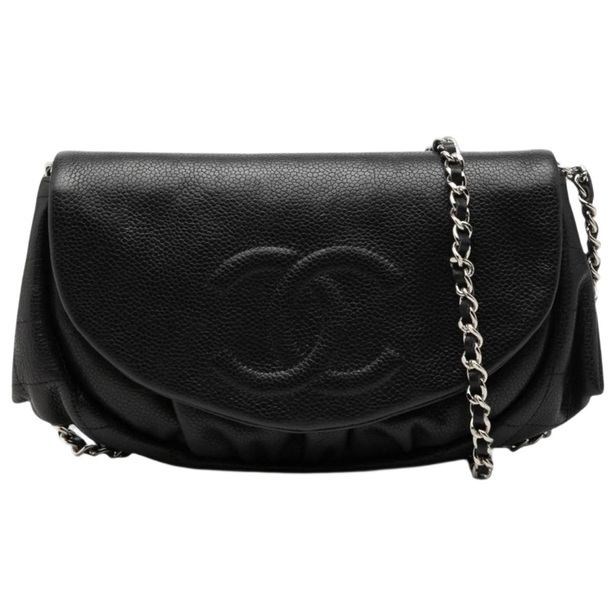 Wallet On Chain leather crossbody bag
