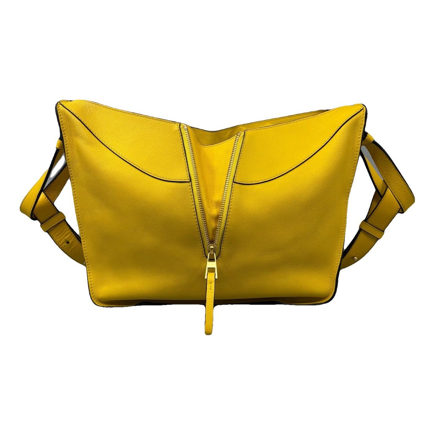 Hammock leather handbag