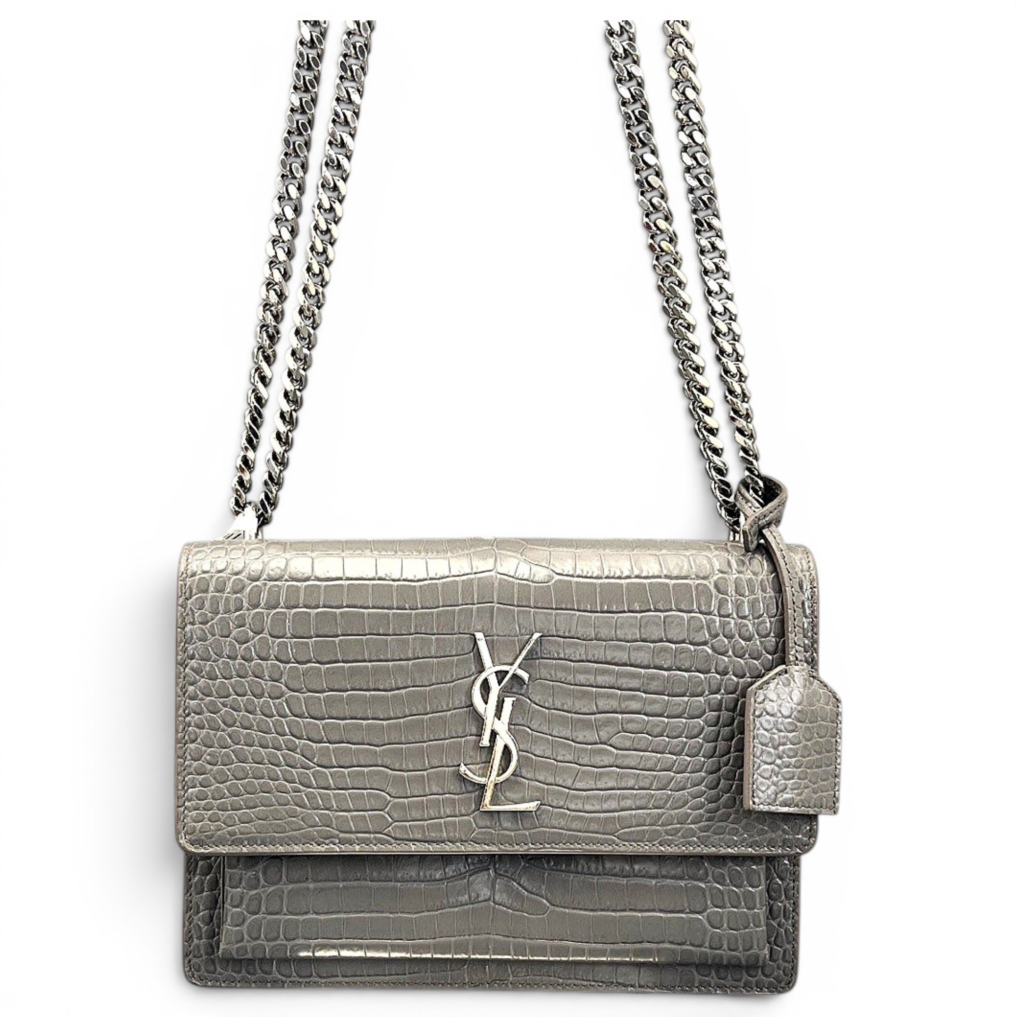 Sunset leather crossbody bag
