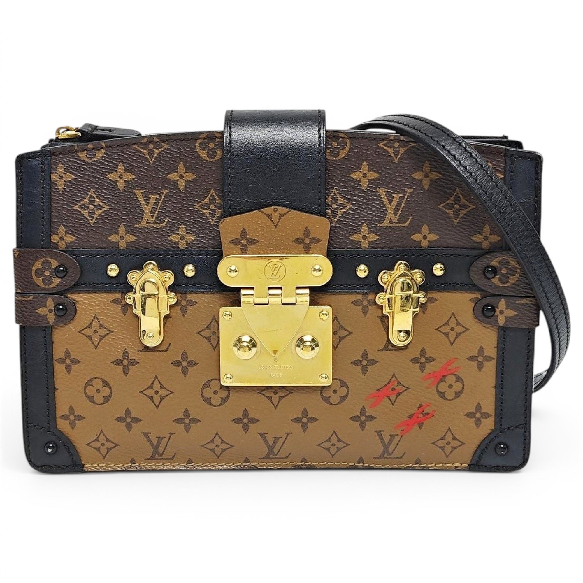 City Trunk leather handbag