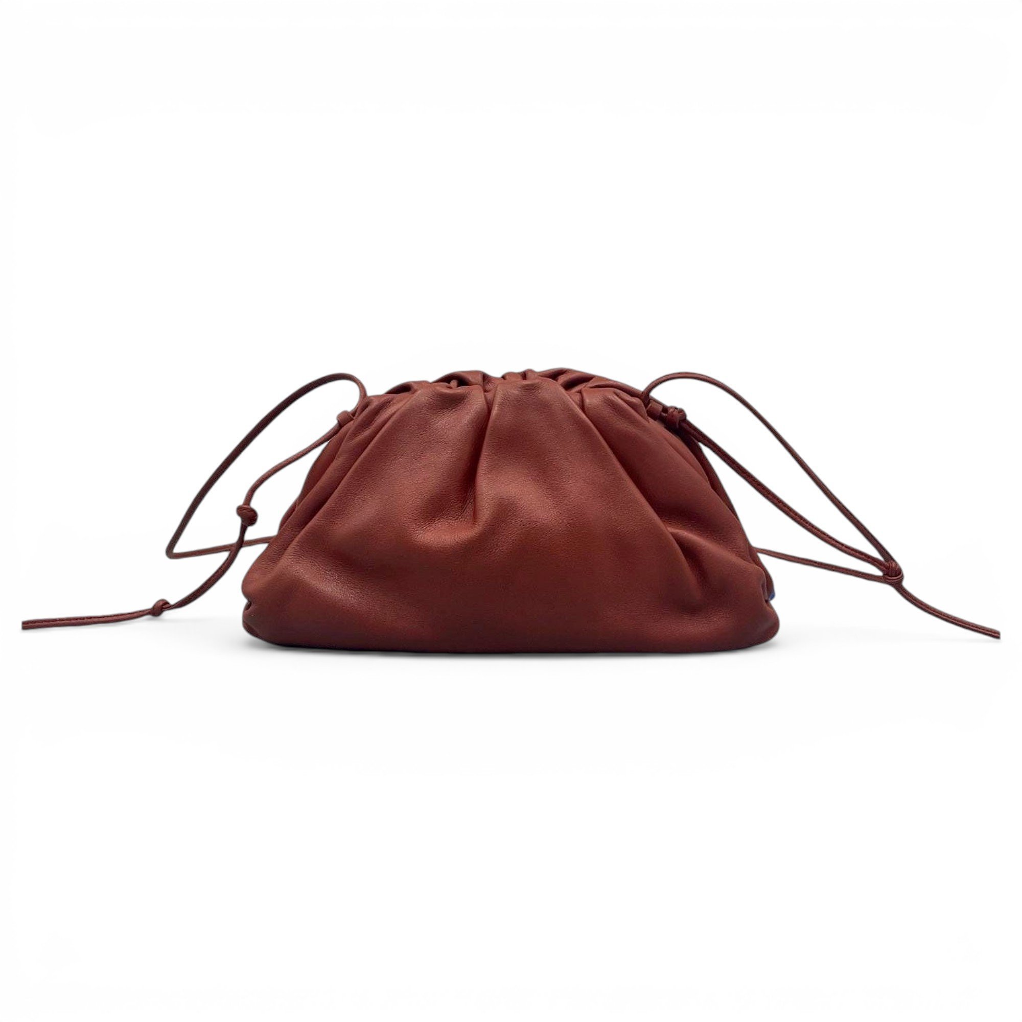 Pouch leather handbag