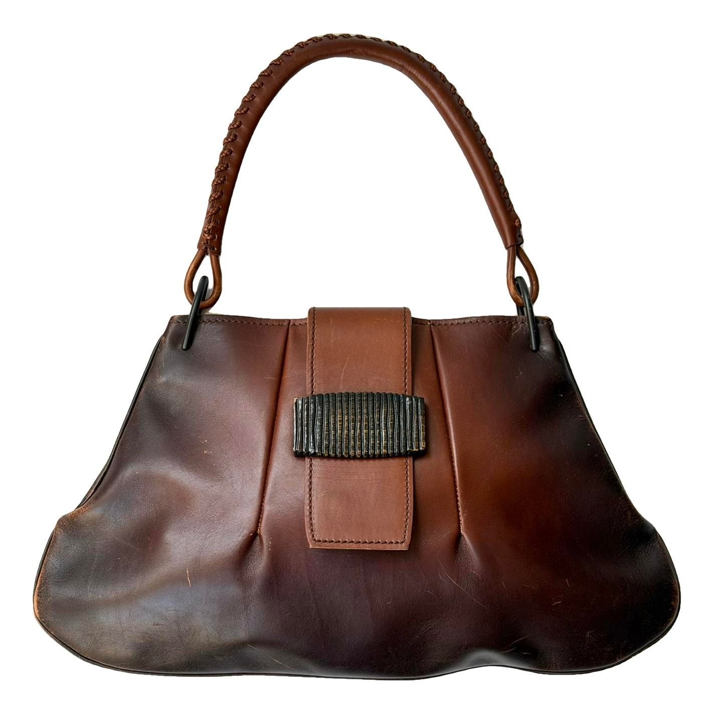 Leather handbag