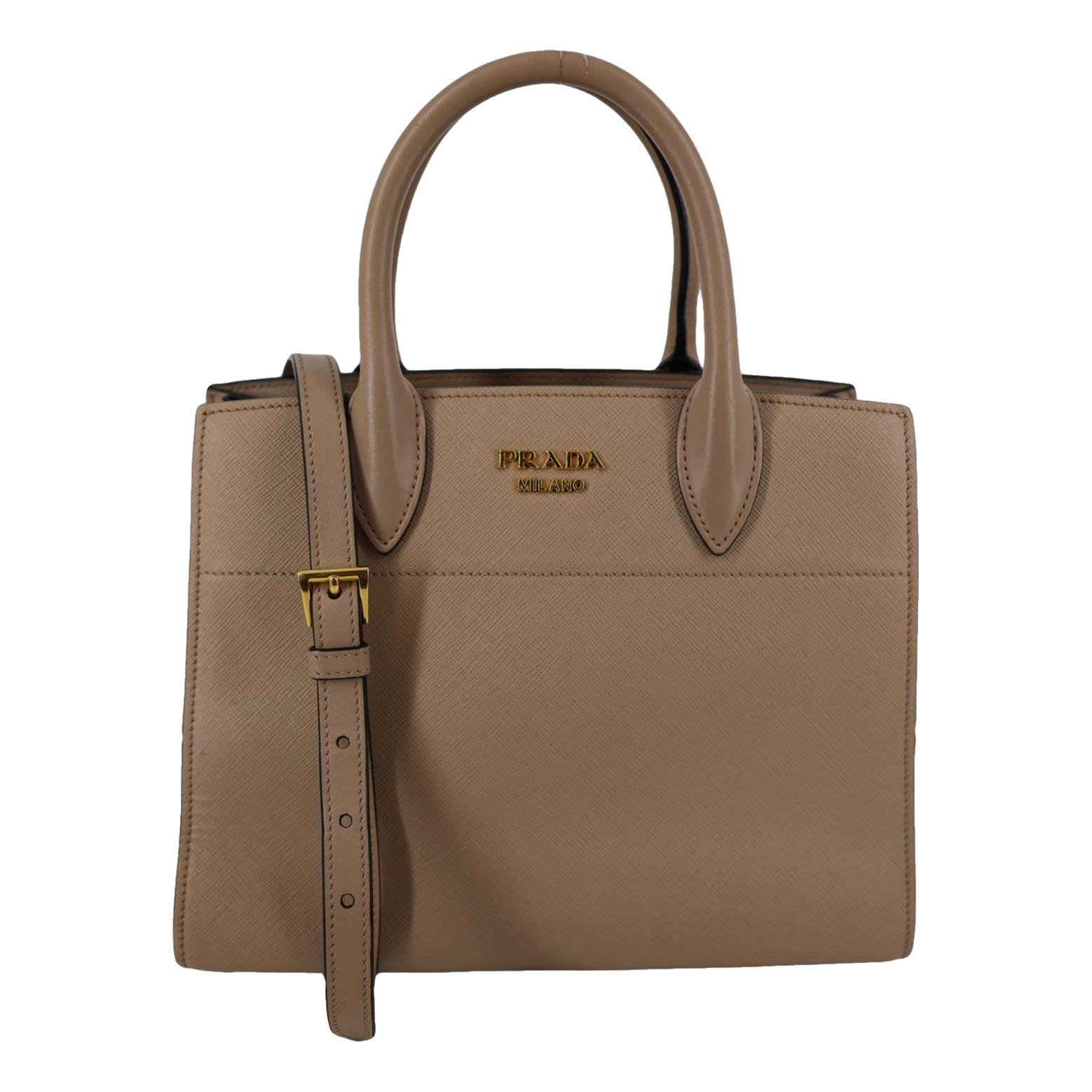 Bibliothèque leather handbag