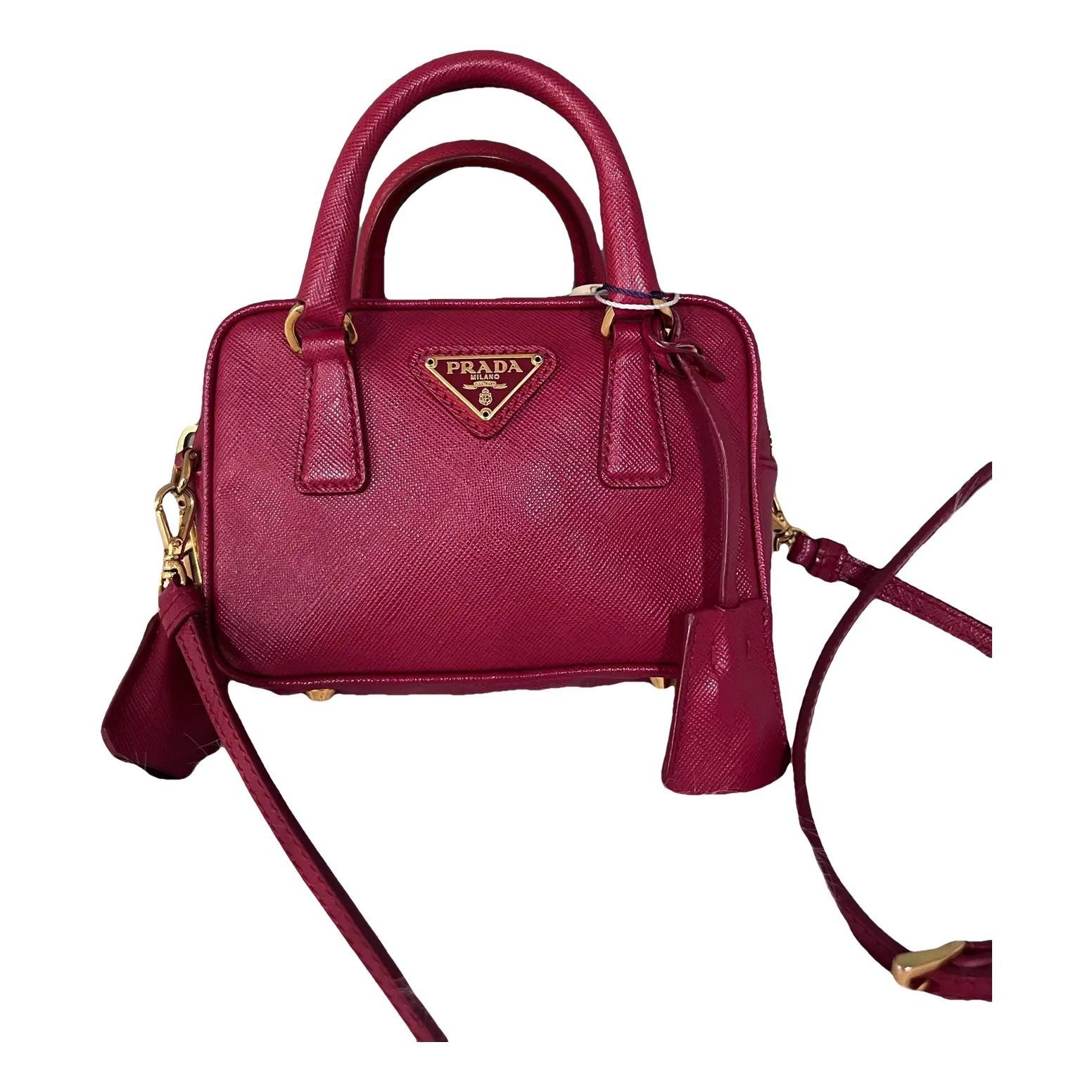 Promenade leather handbag