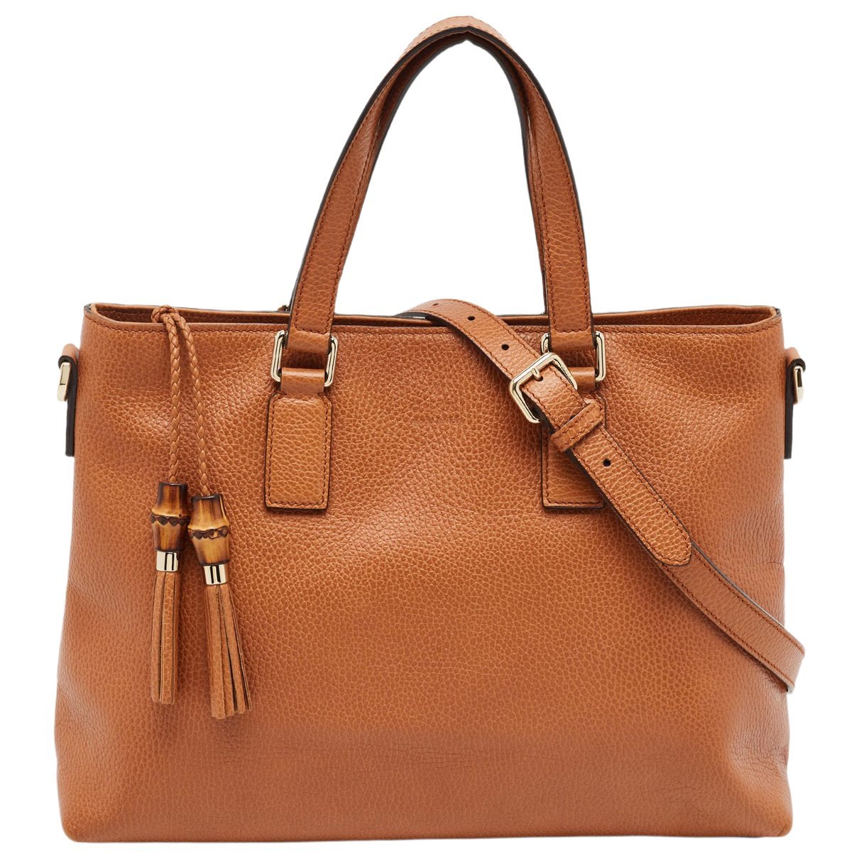 Bamboo leather tote