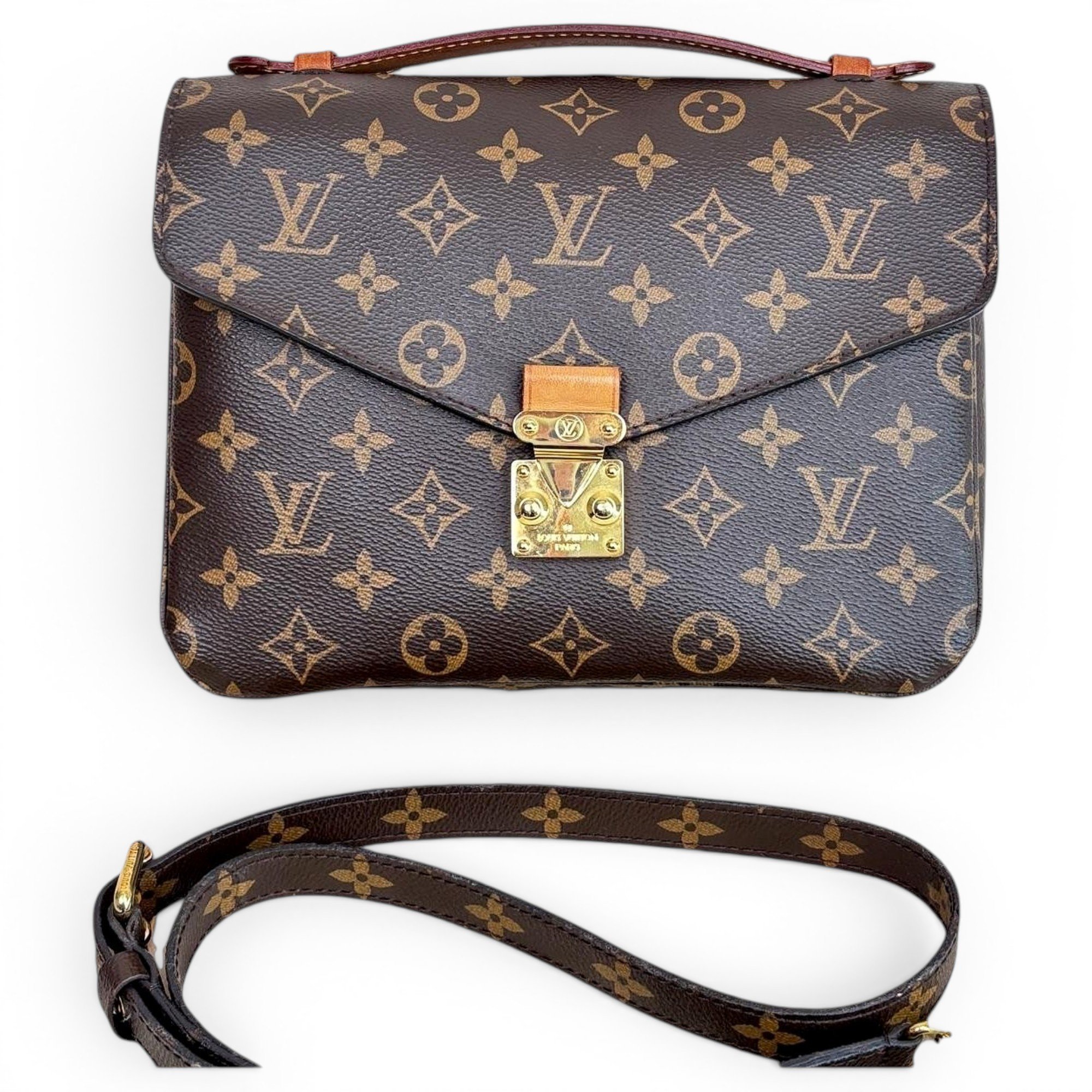 Metis leather handbag