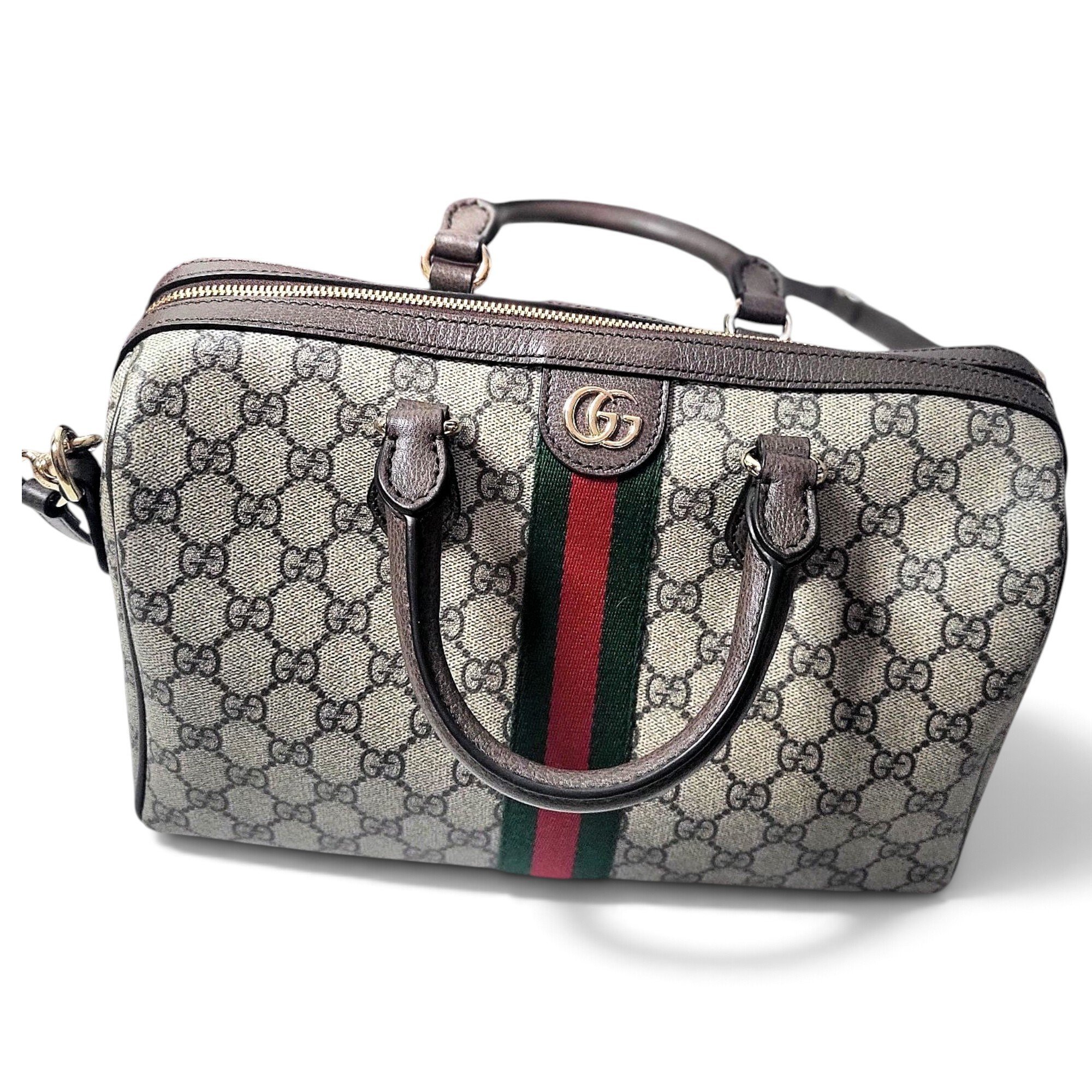 Ophidia leather handbag