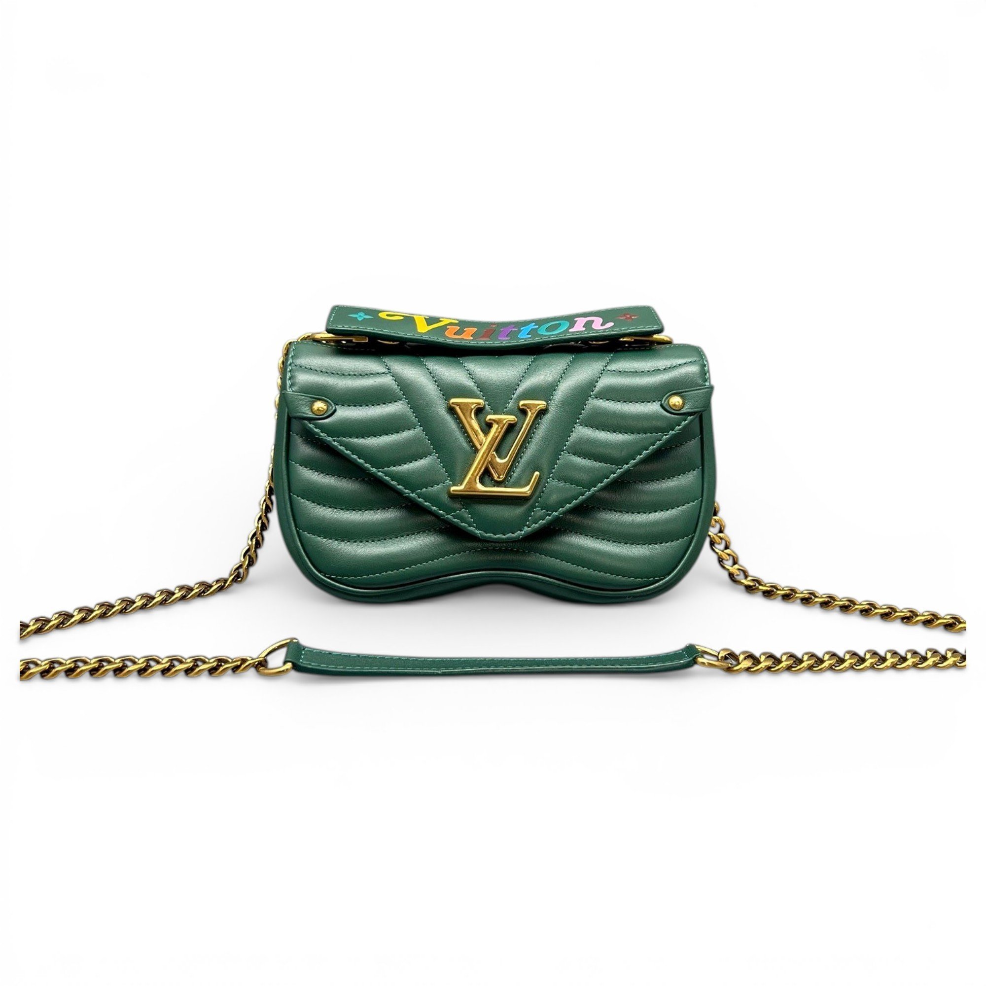 New Wave leather handbag