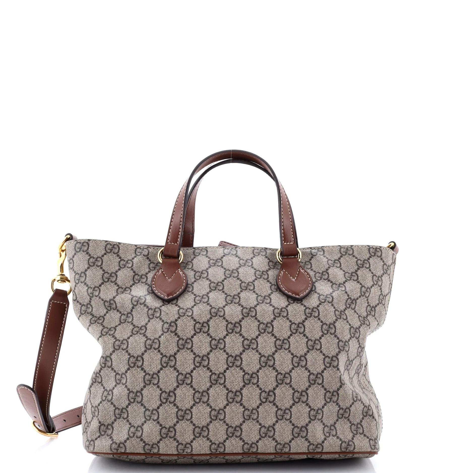 Leather tote