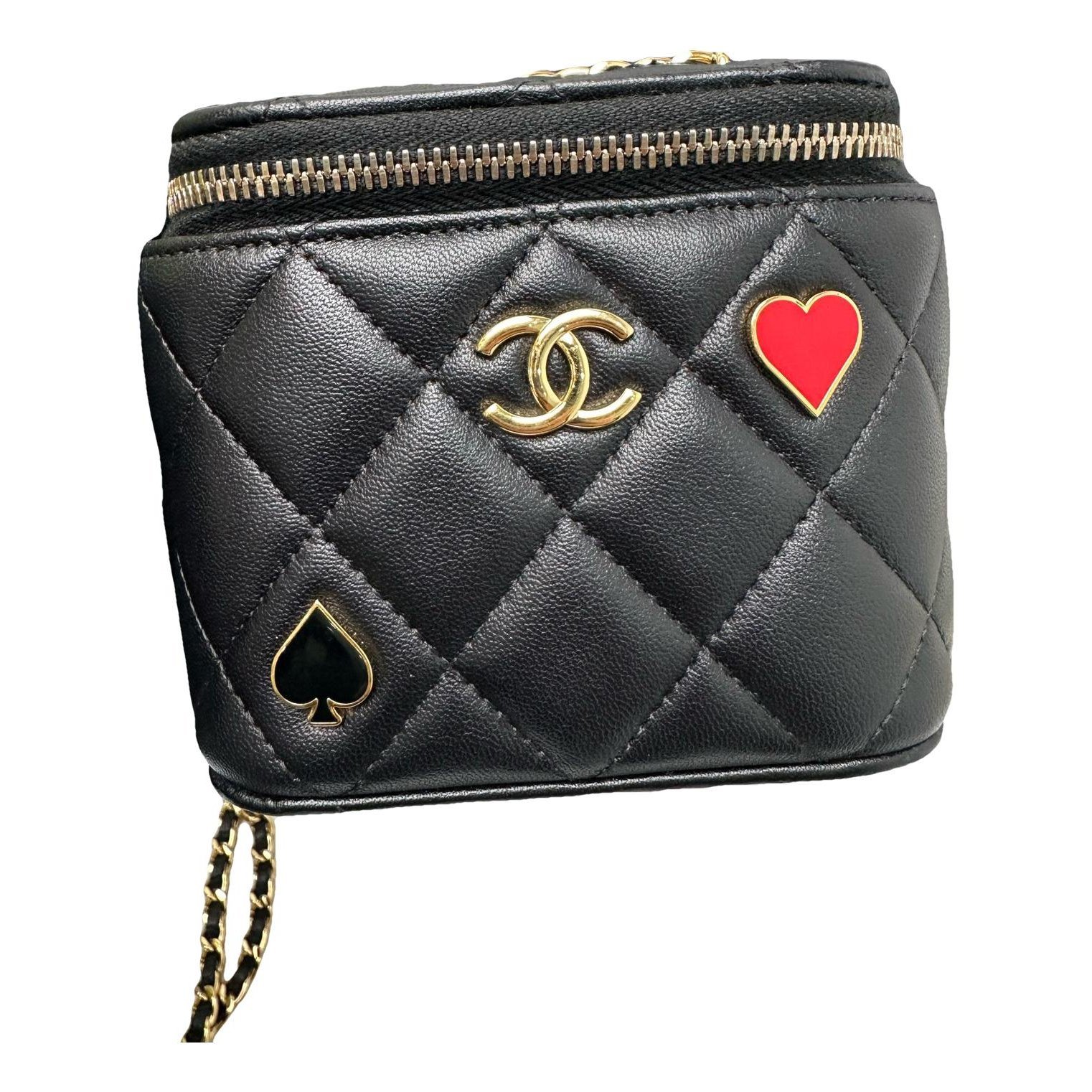 Trendy CC Vanity leather handbag