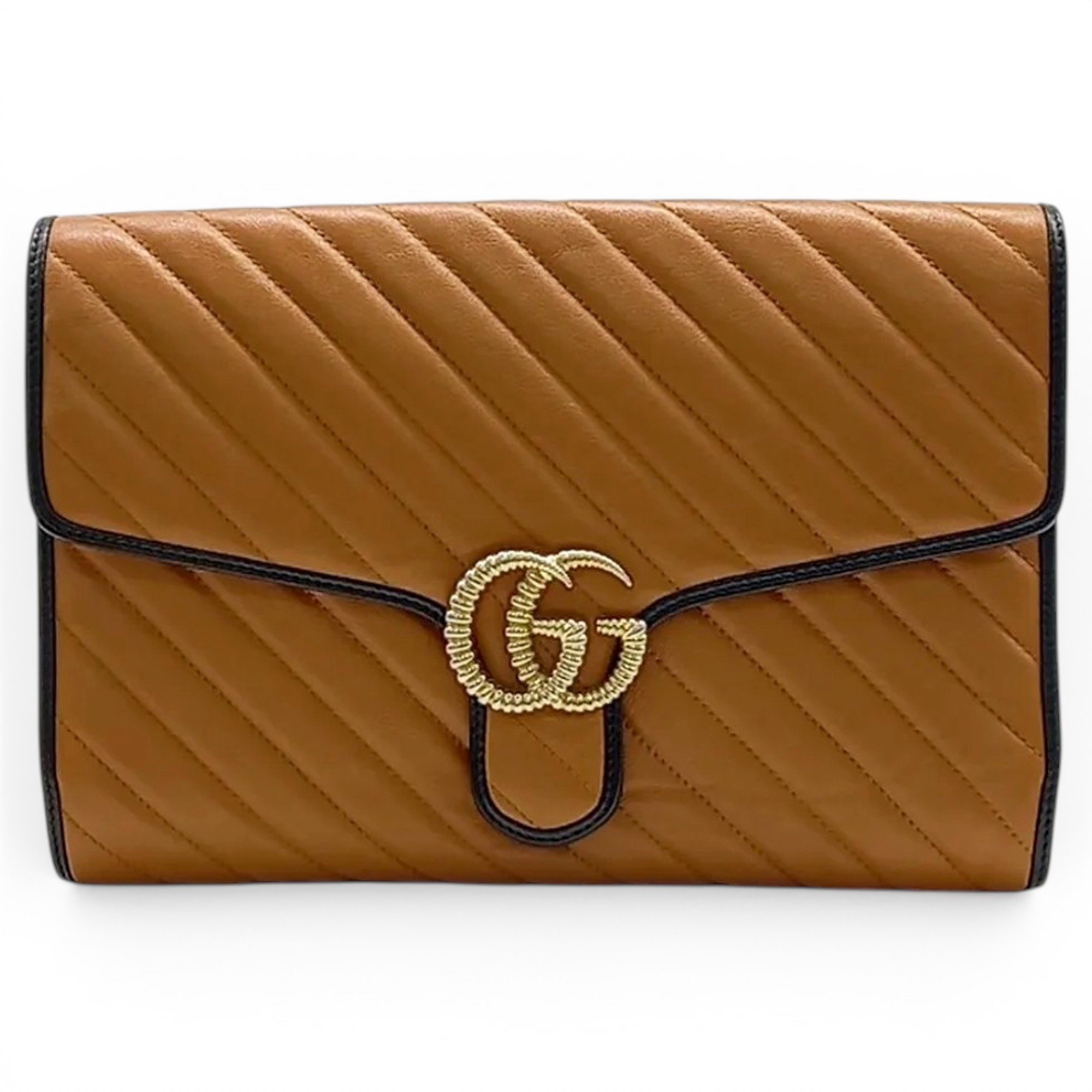 Marmont leather clutch bag