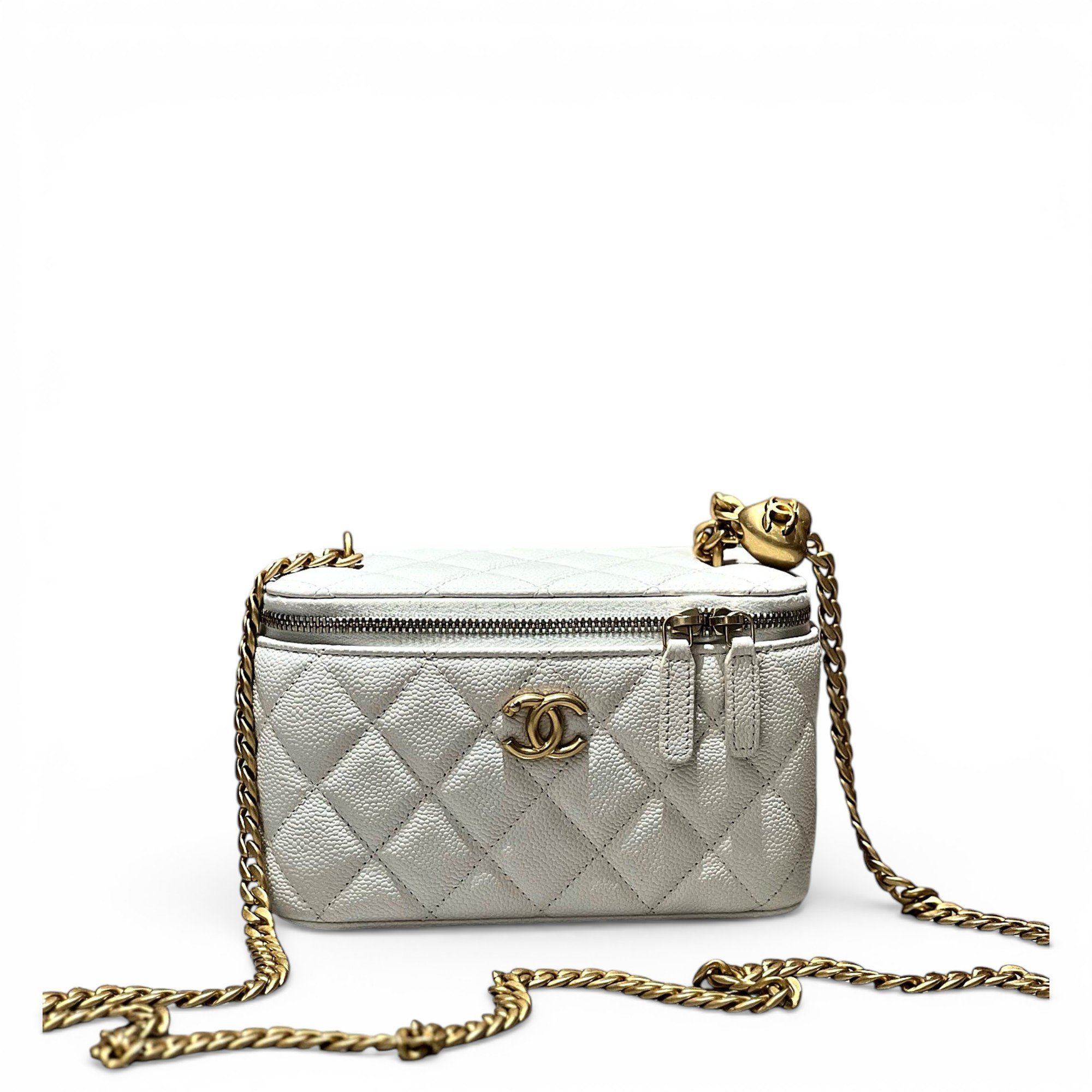 Vanity leather mini bag