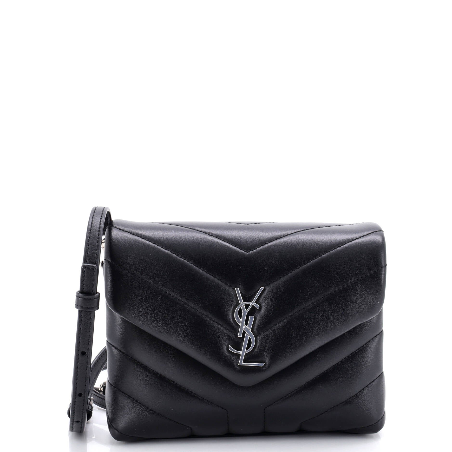 Saint Laurent Loulou Shoulder Bag Matelasse Chevron Leather Toy