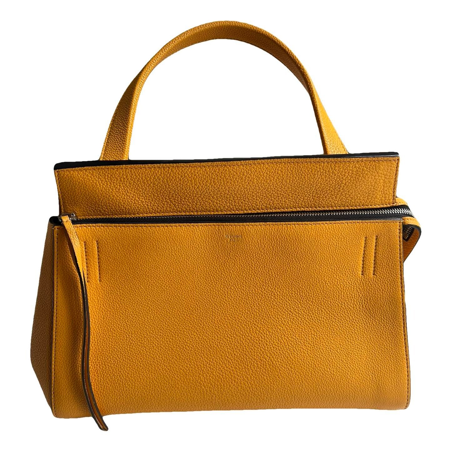 Edge leather handbag