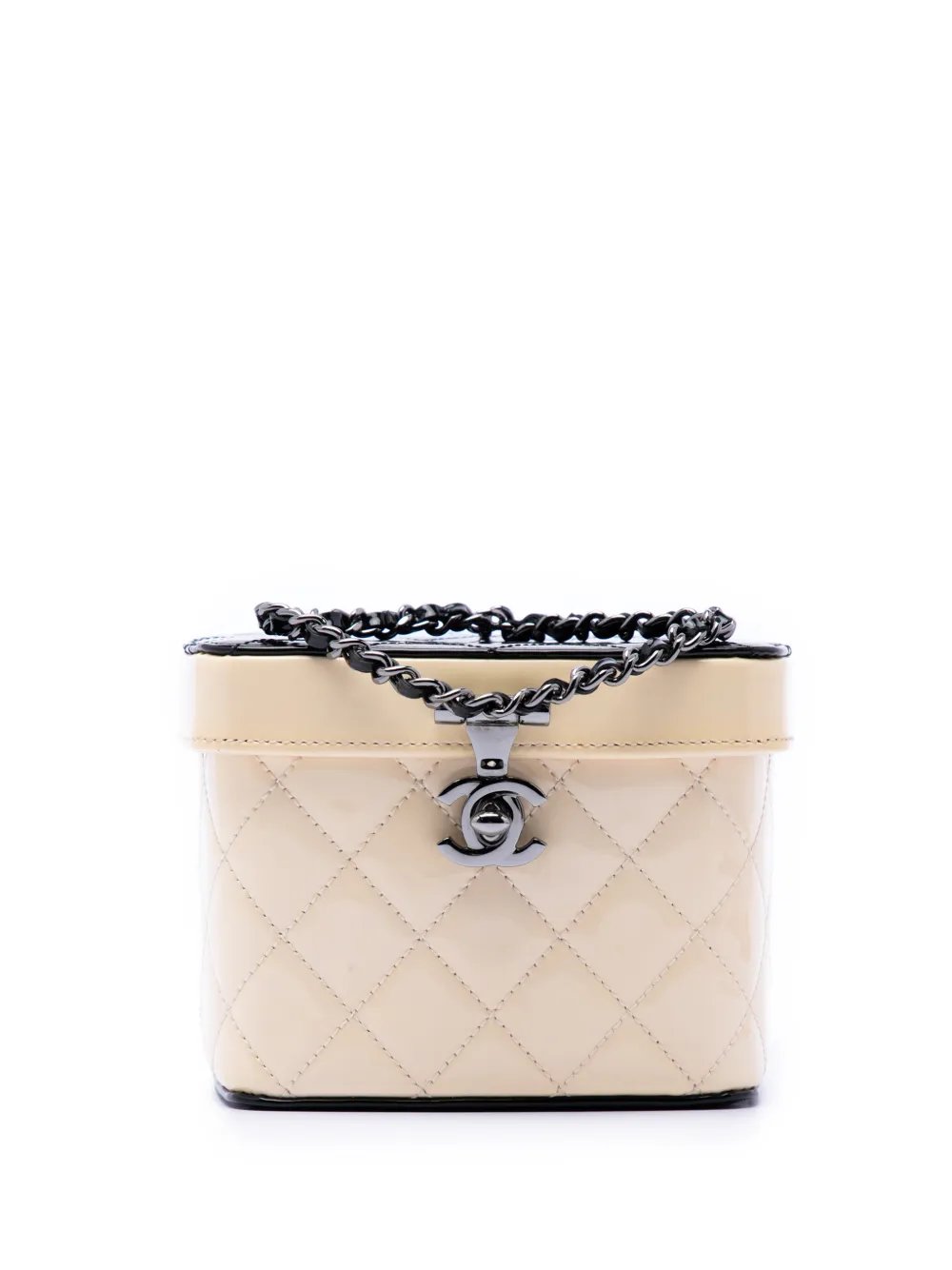 2016-2017 Mini CC Quilted Patent vanity bag