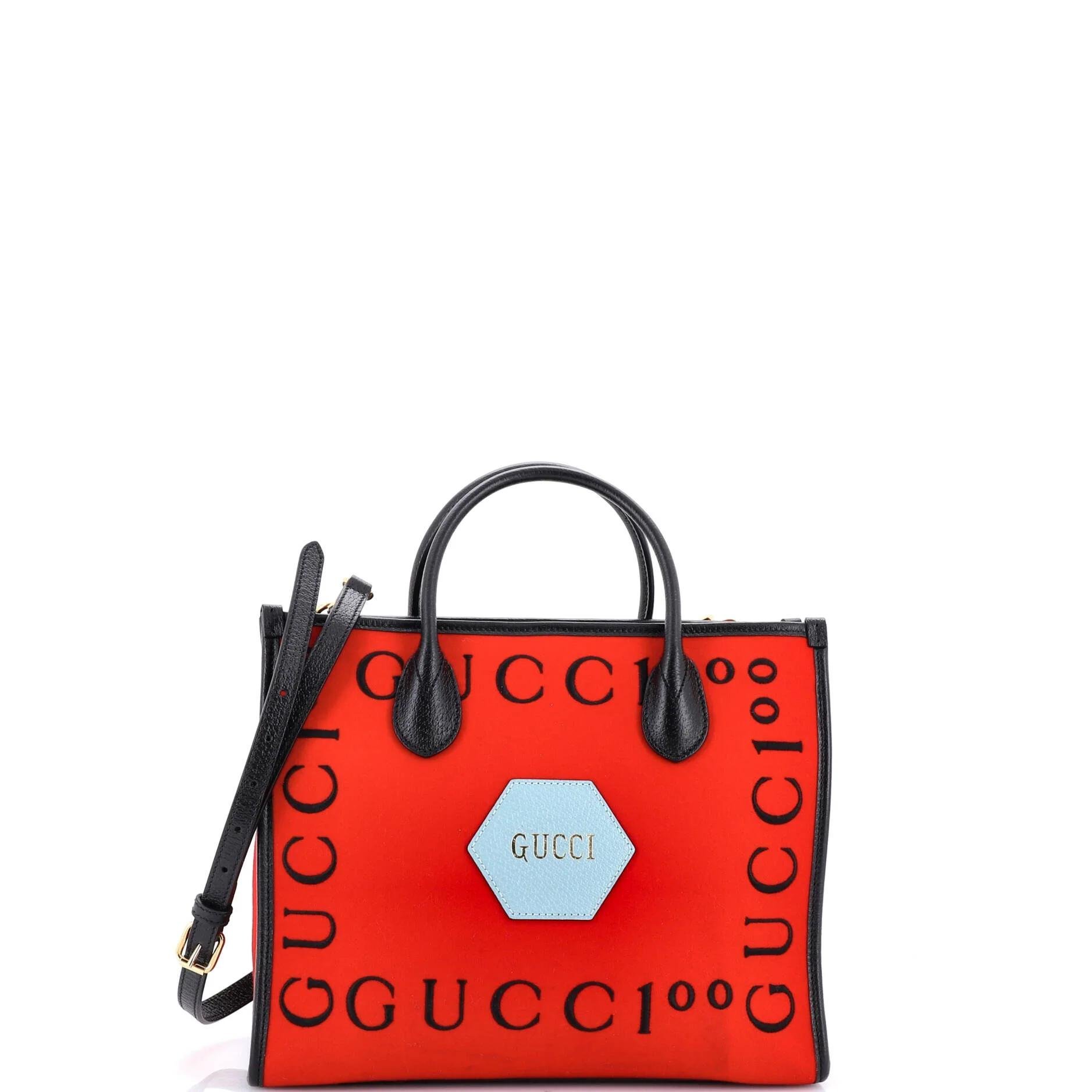 Leather tote