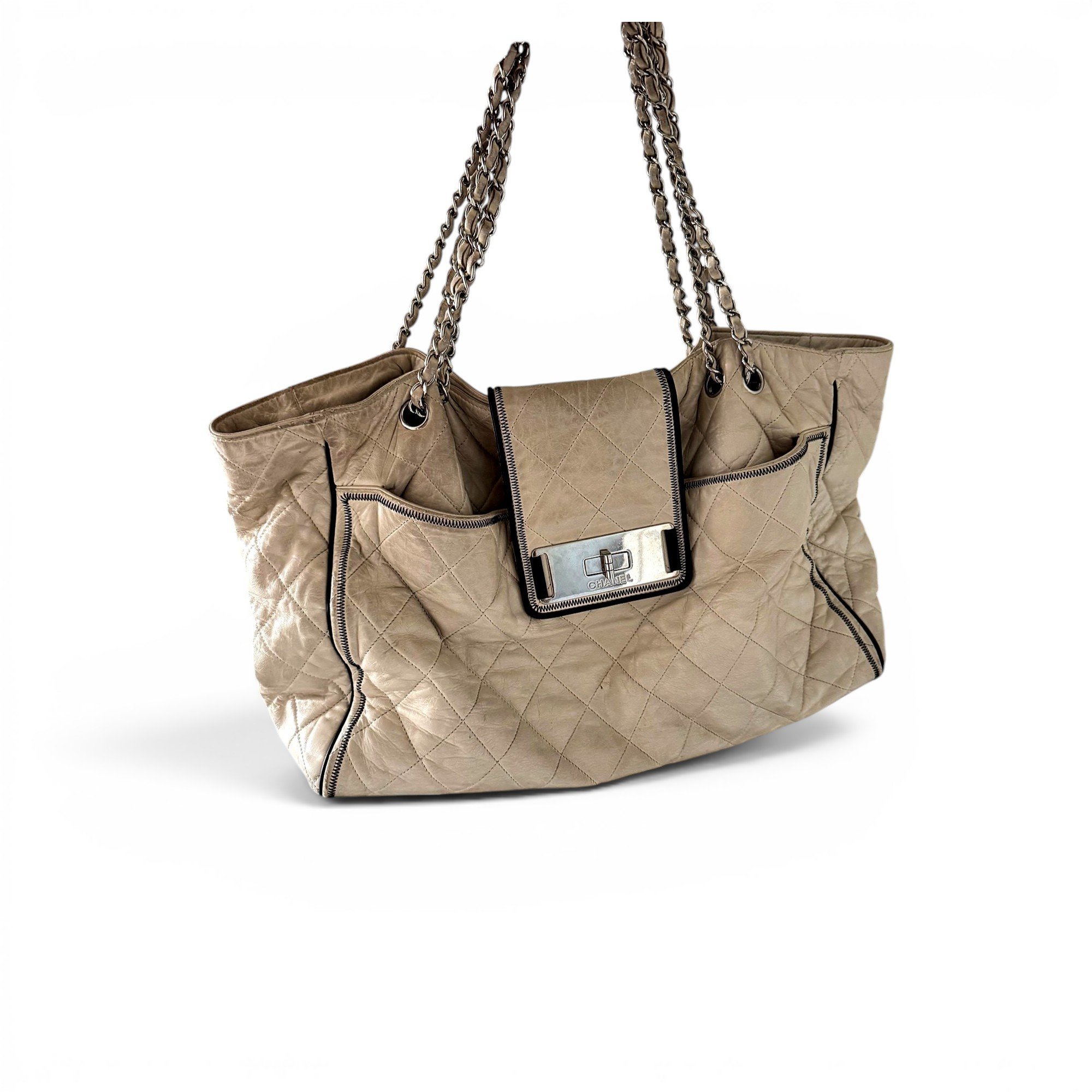 Coco Cabas leather tote