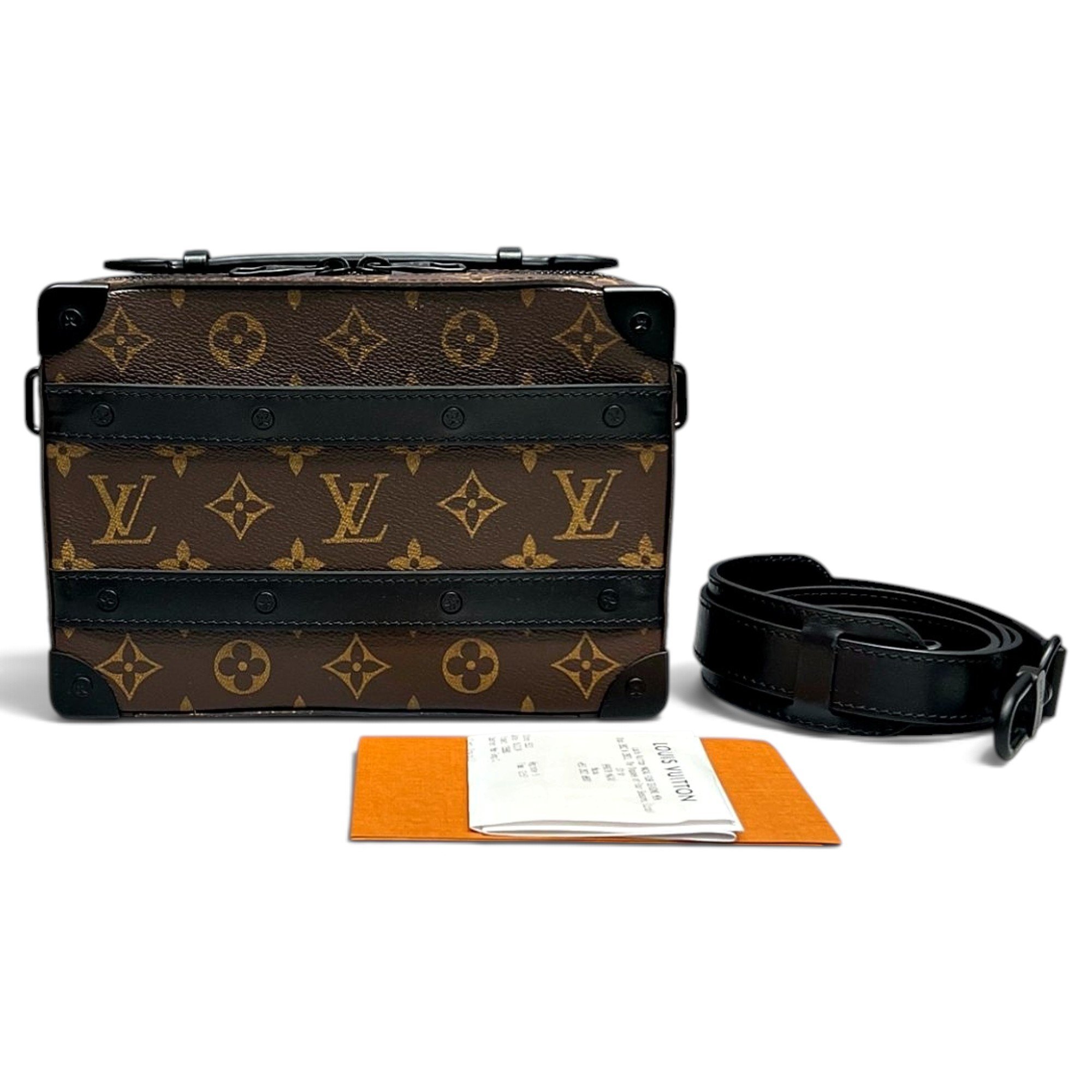 Petite Malle leather crossbody bag