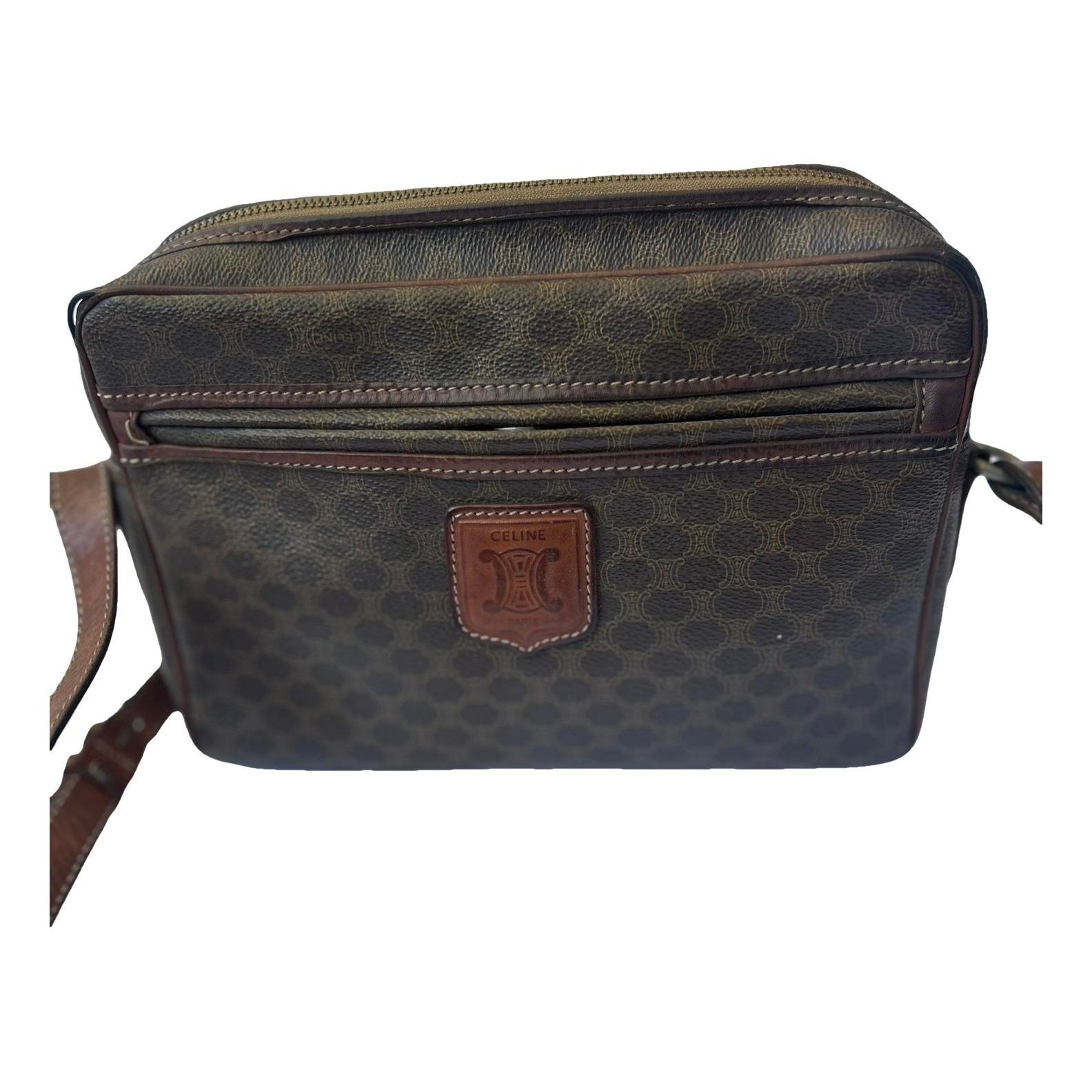 Crécy Vintage leather crossbody bag