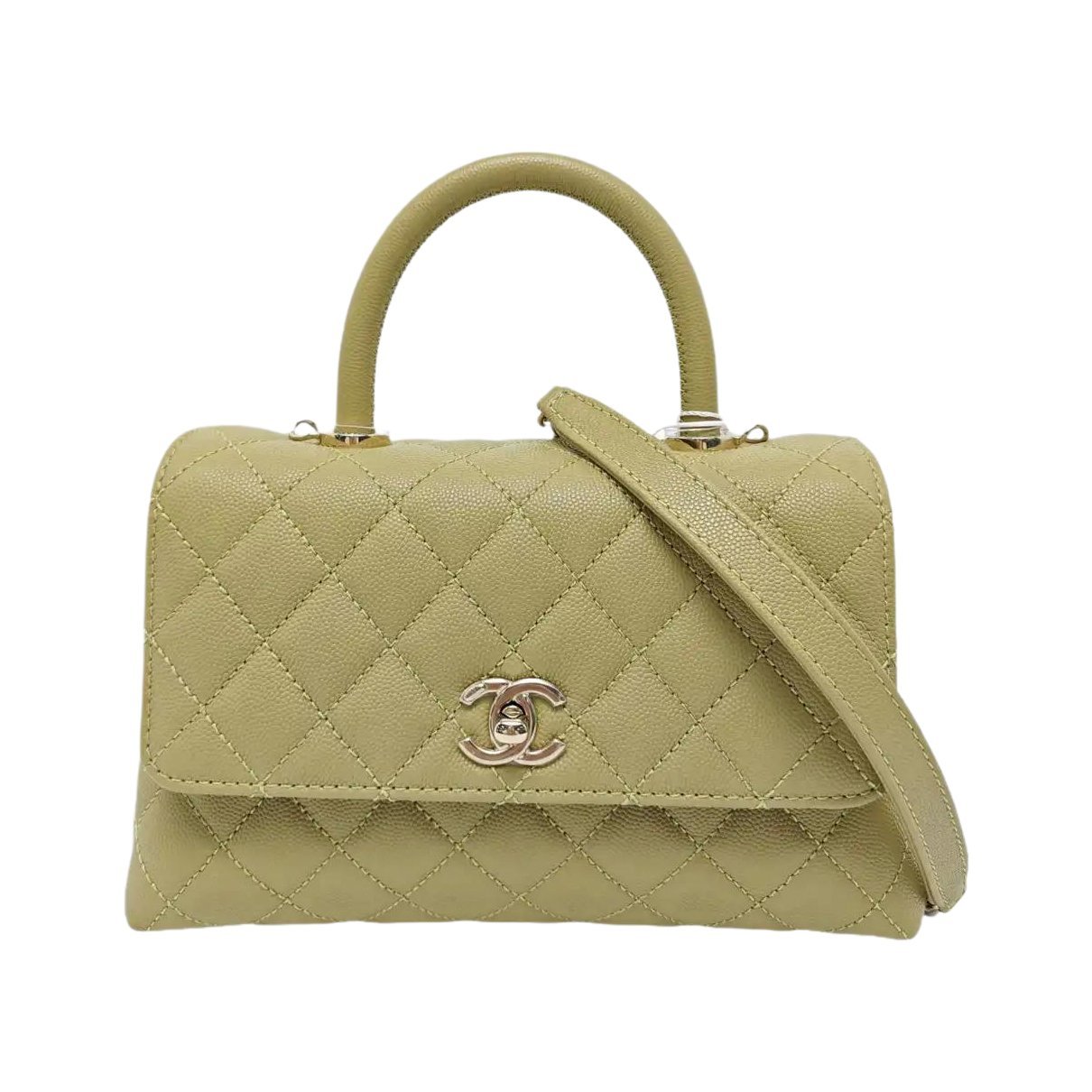 Coco Handle leather handbag