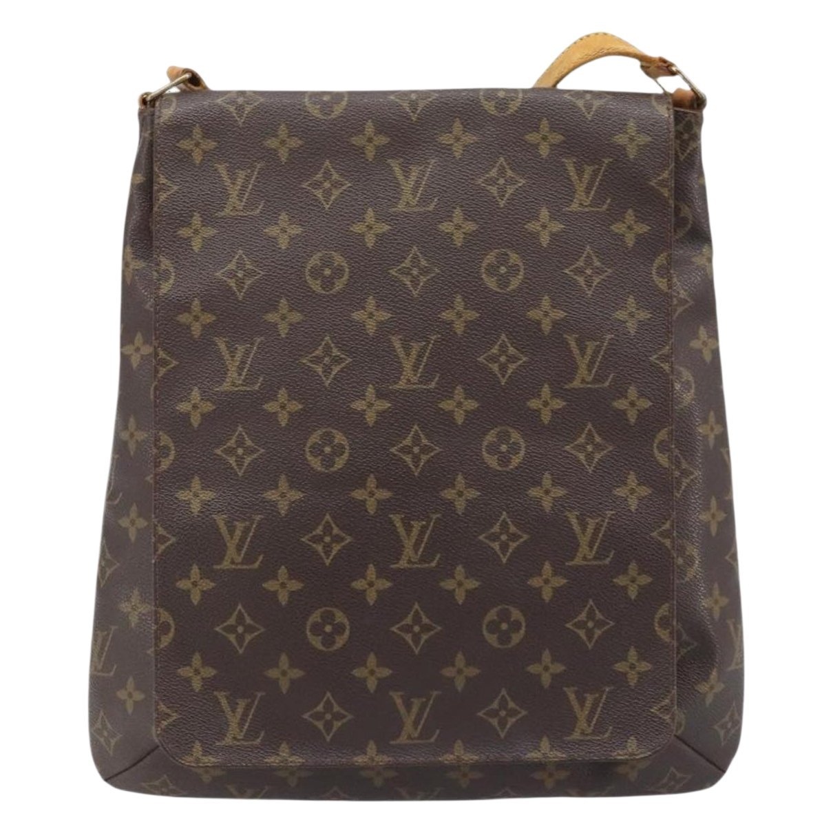 Musette leather handbag