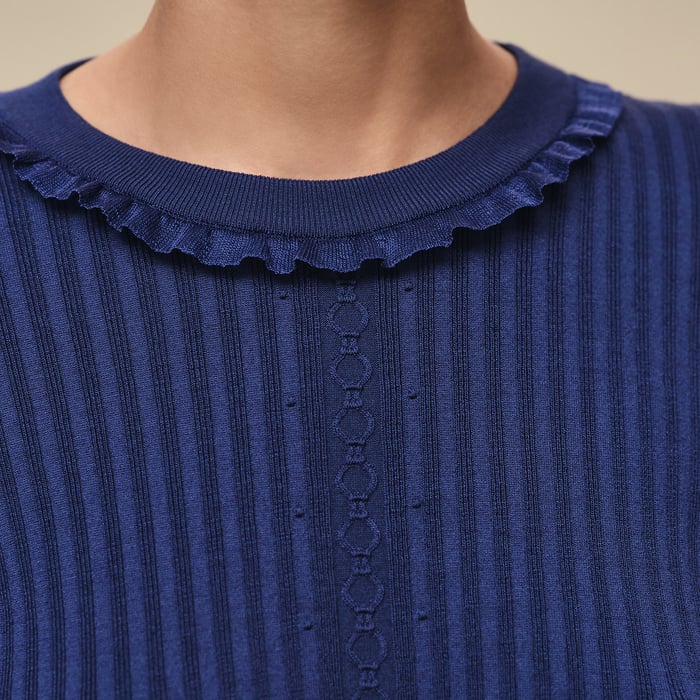 Bleu Lagune Long-sleeve Sweater