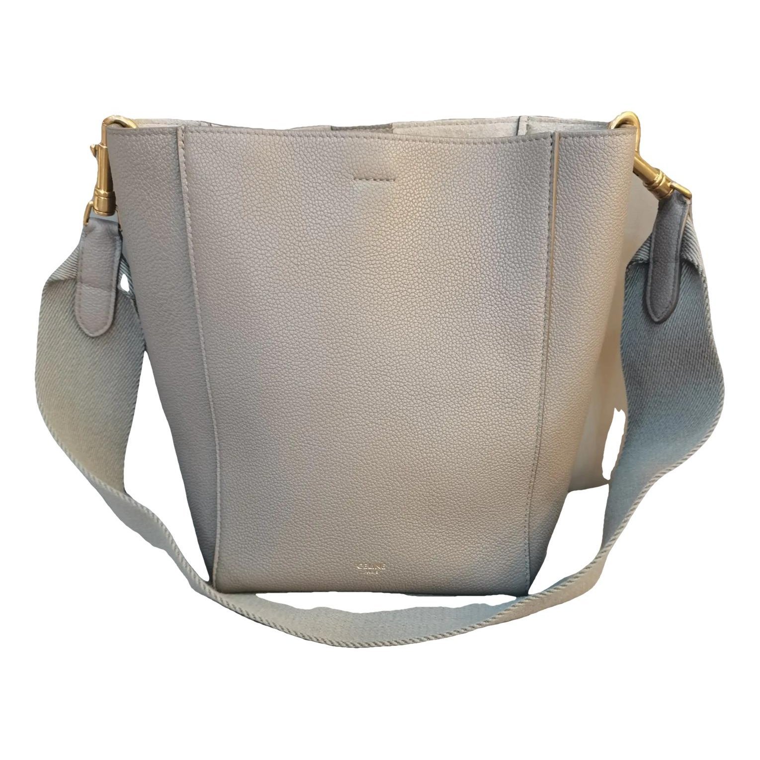 Seau Sangle leather handbag
