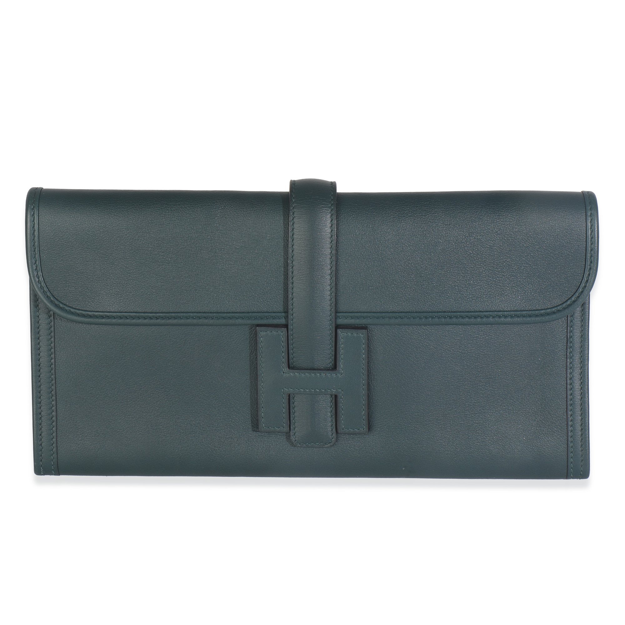 Hermes Jige Elan 29 Handbag Vert Rousseau Swift Leather 2020