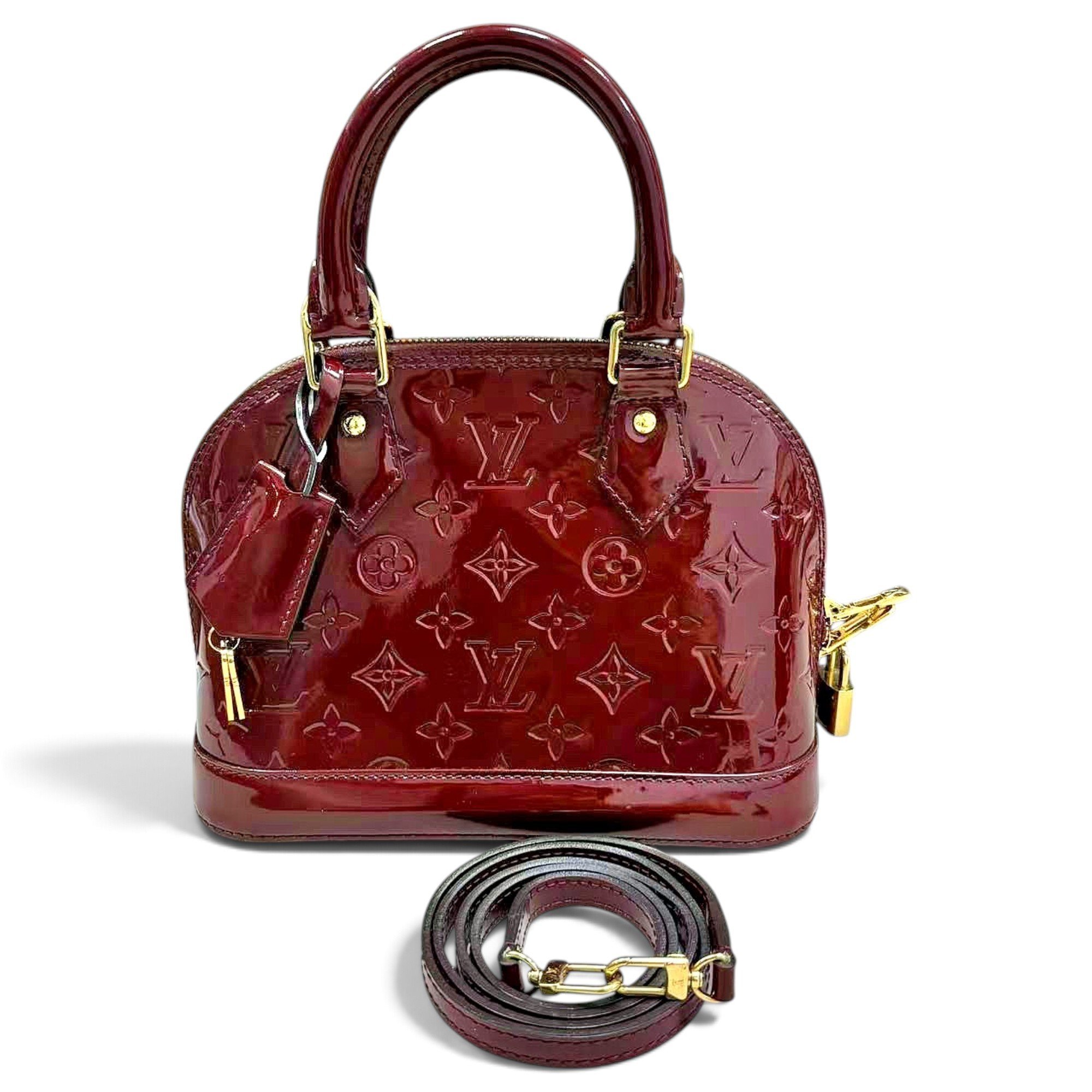 Alma BB patent leather handbag