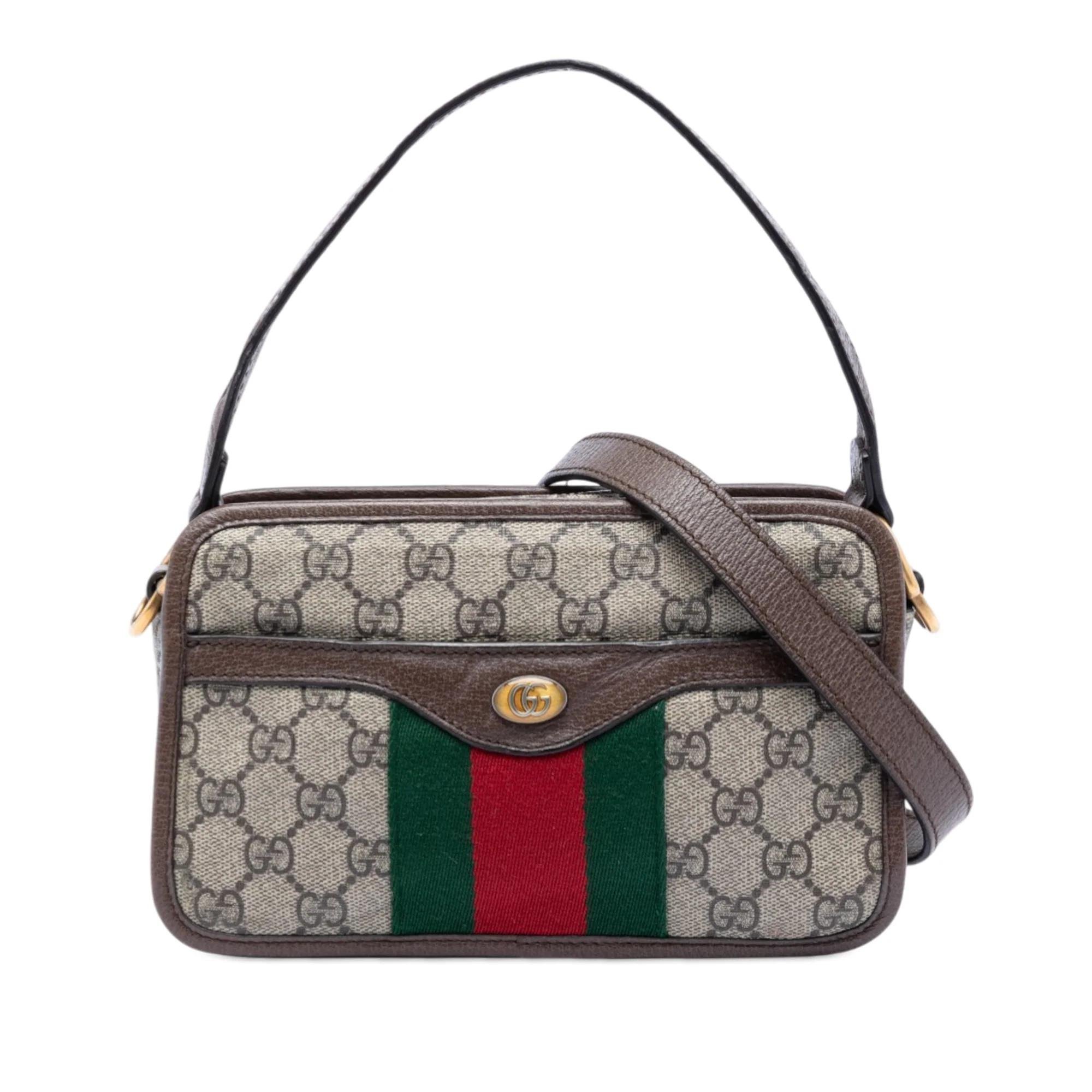 Ophidia Top Handle cloth handbag