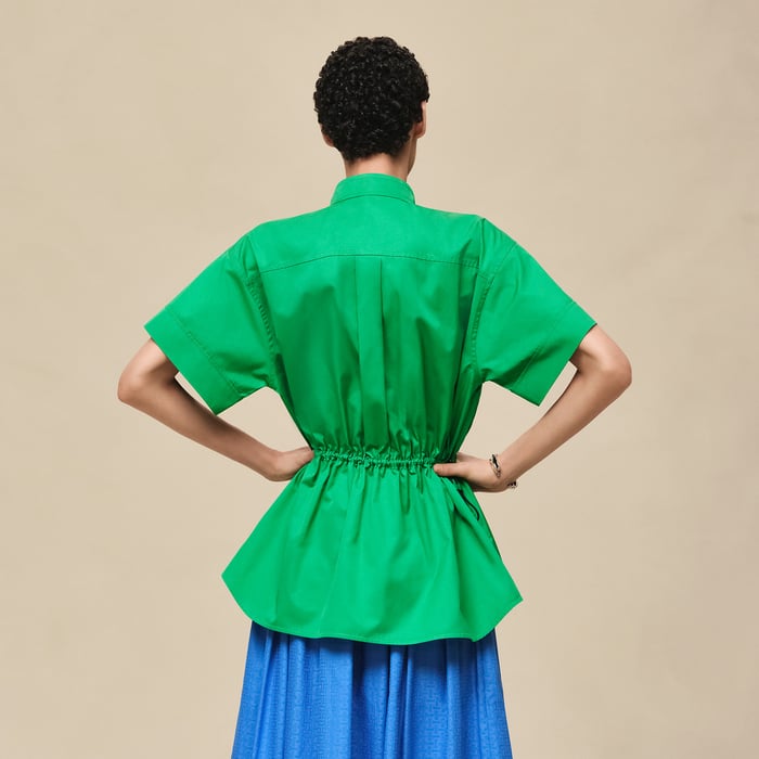 Vert Jungle Drawstring Shirt