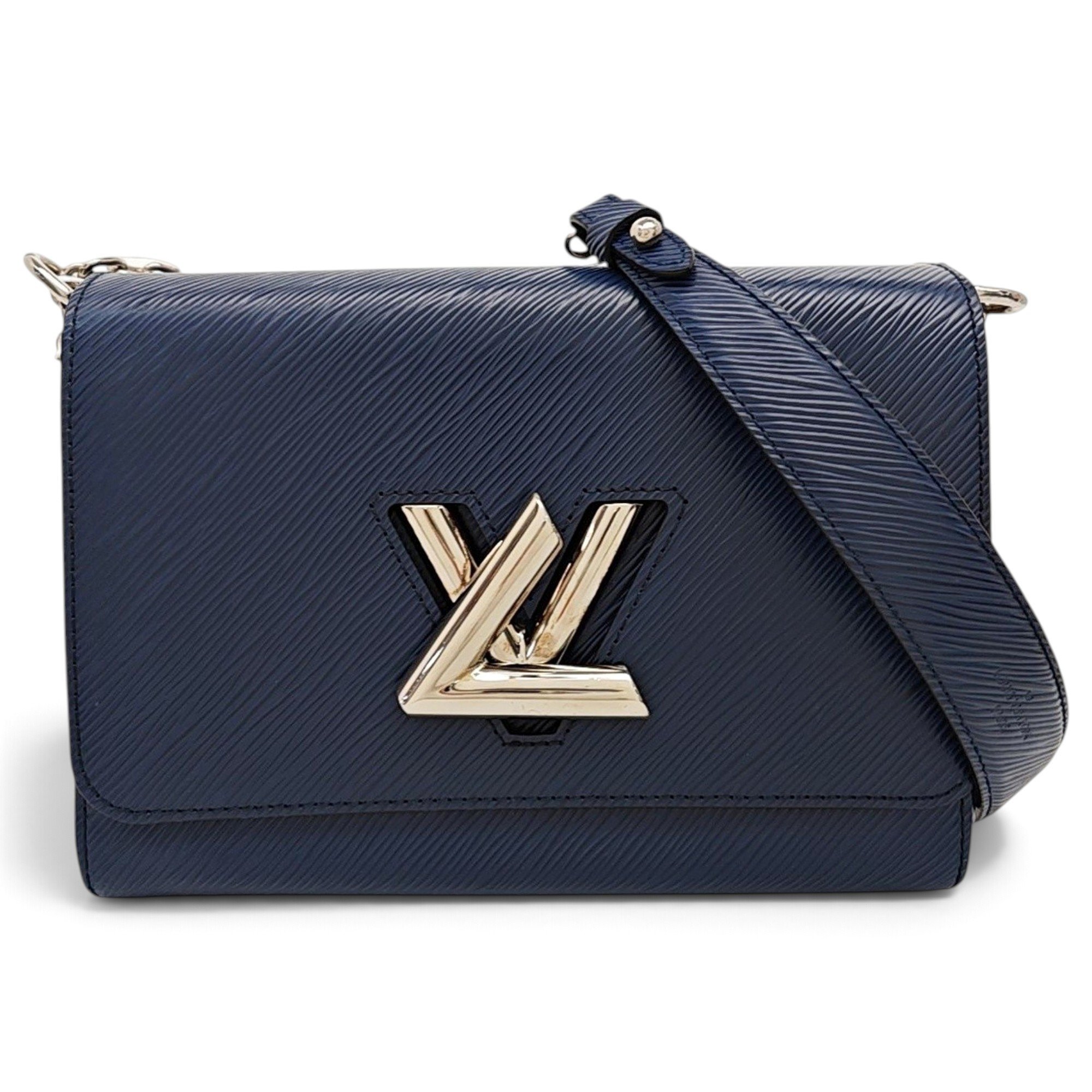 Twist leather handbag