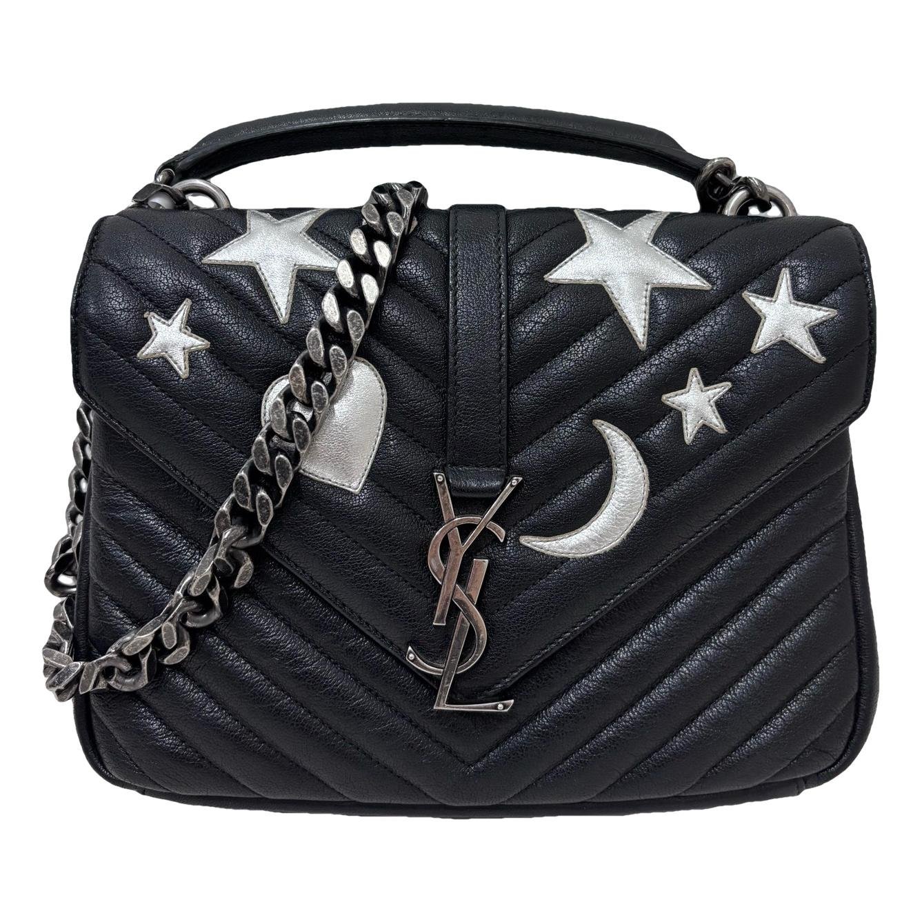 Collége monogramme leather handbag