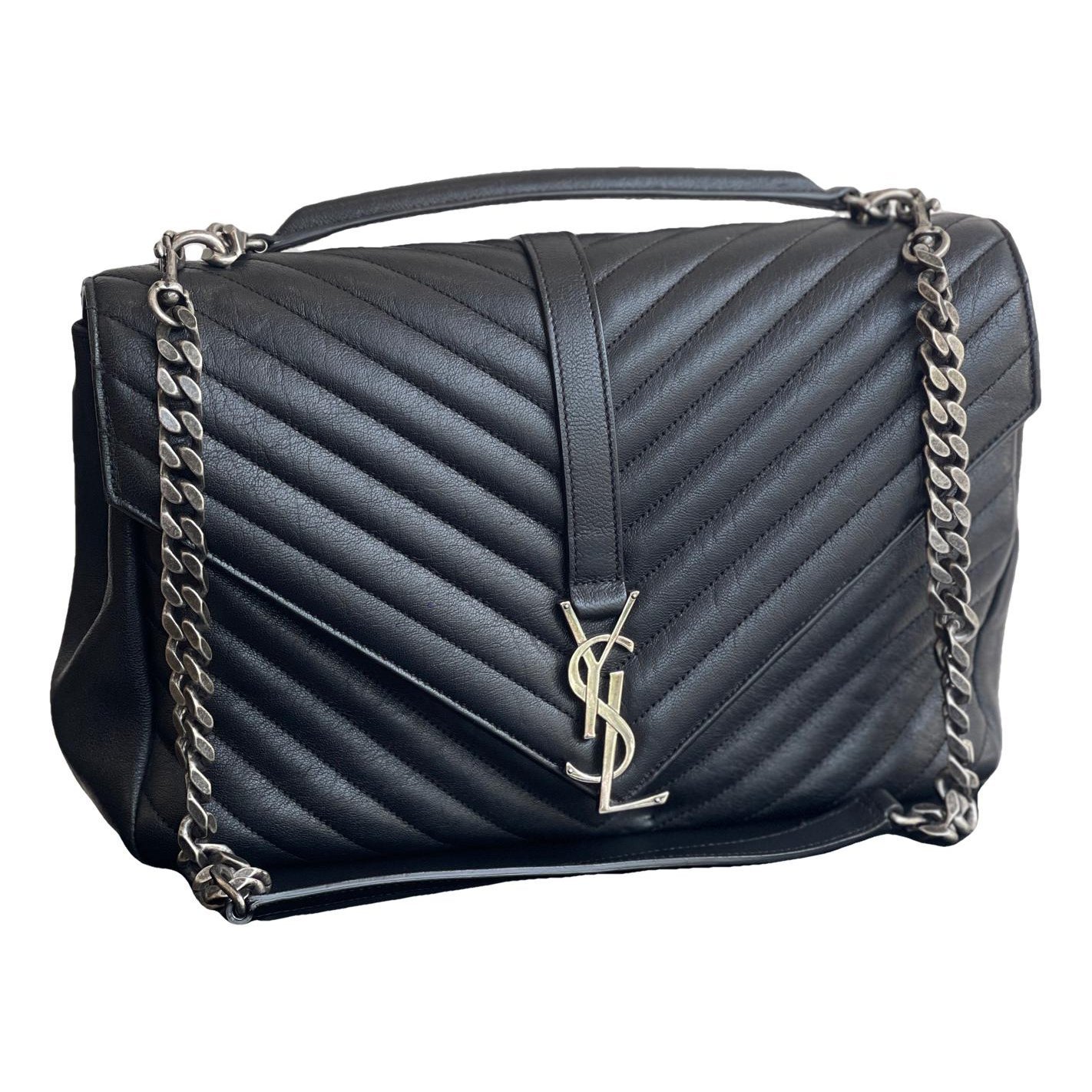 Collége monogramme leather handbag