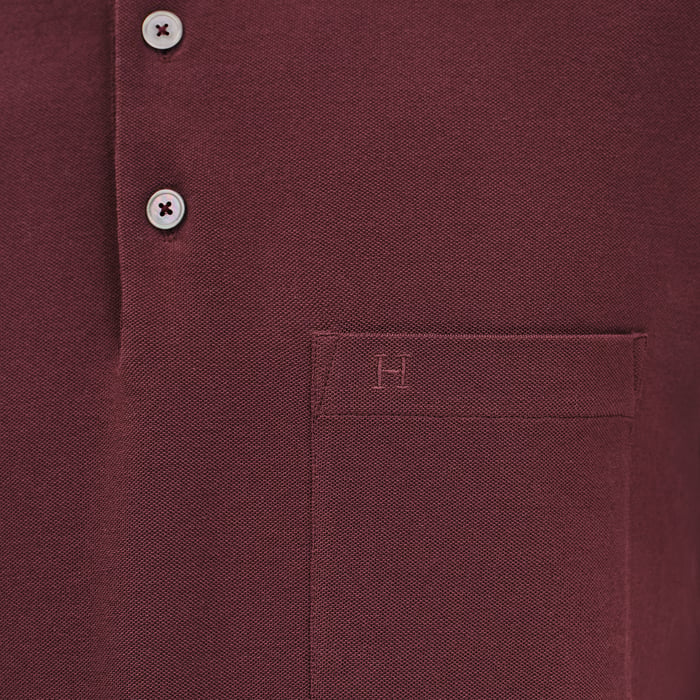 Bourgogne "Piqures Sellier" Polo Shirt
