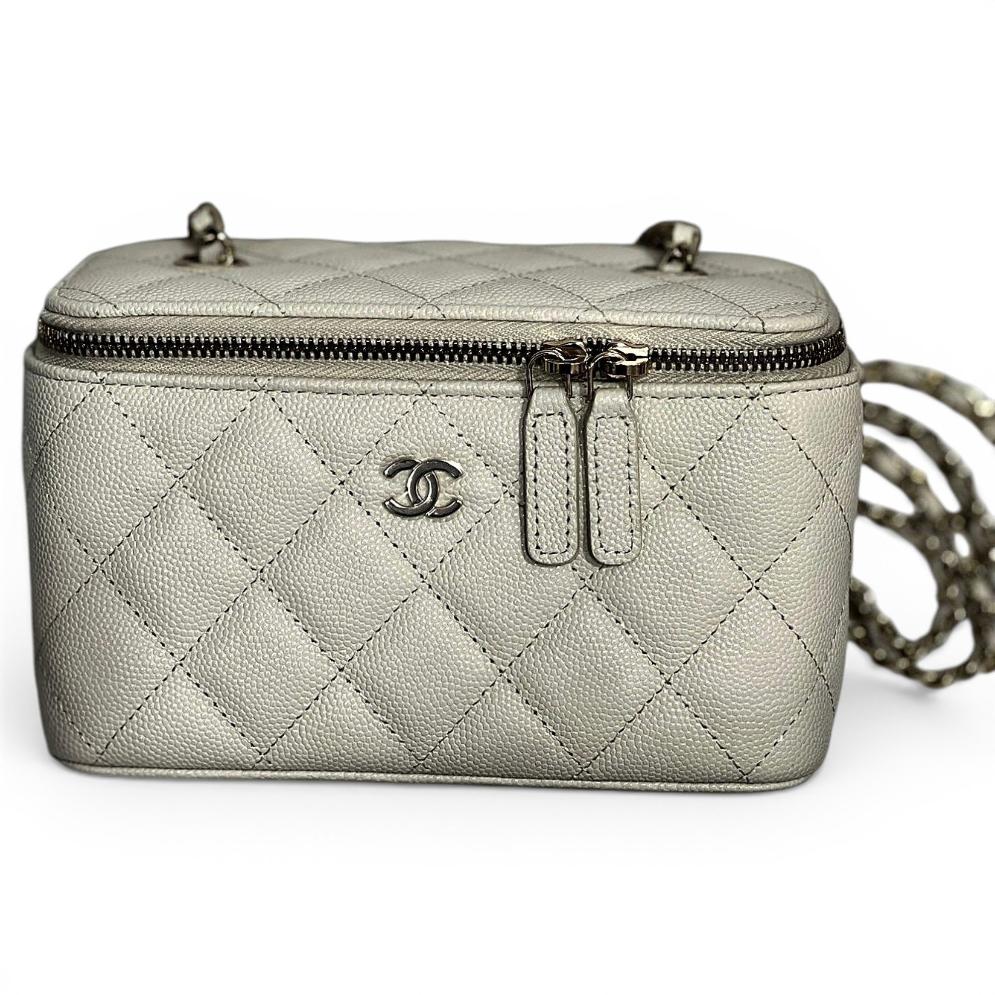 Trendy CC Vanity leather handbag