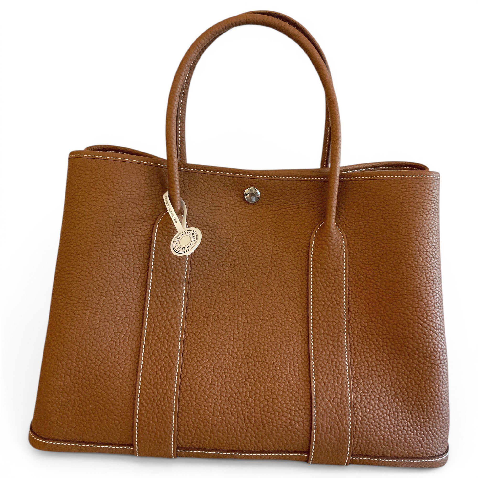 Garden Party leather handbag
