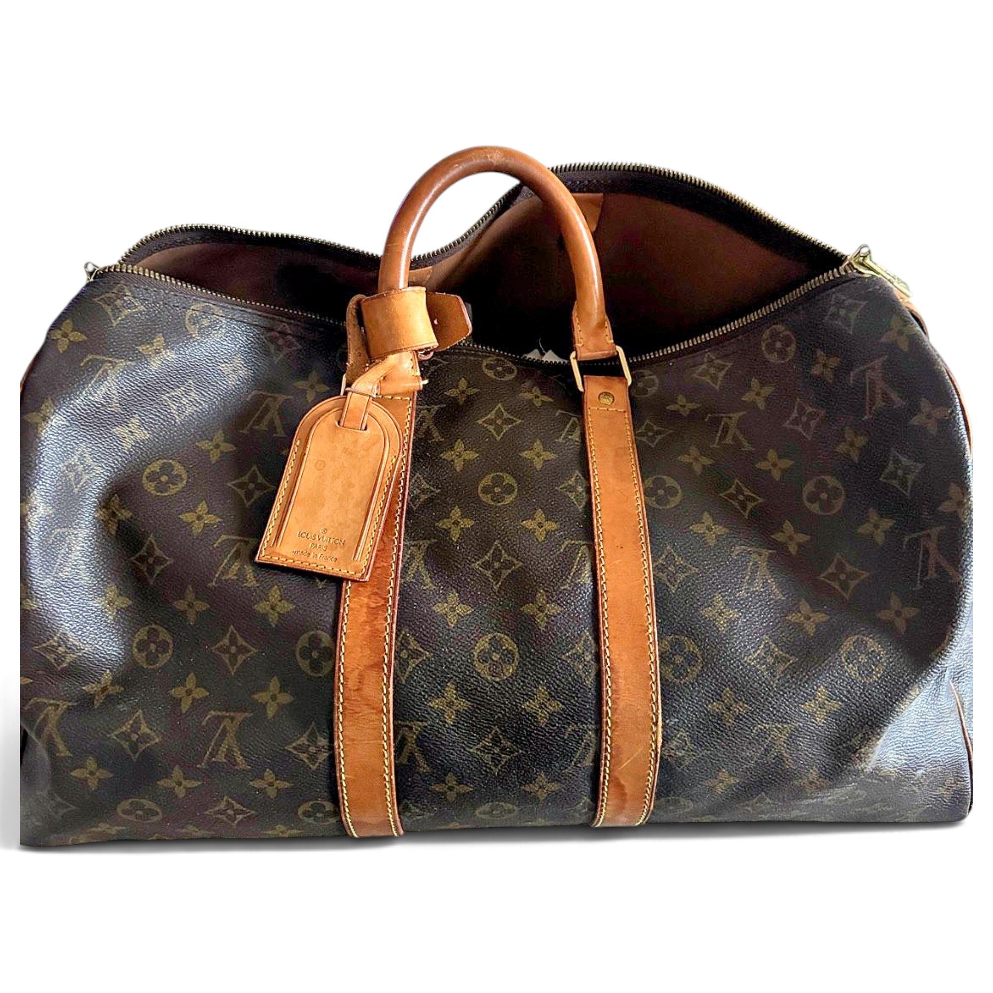 Keepall leather 48h bag