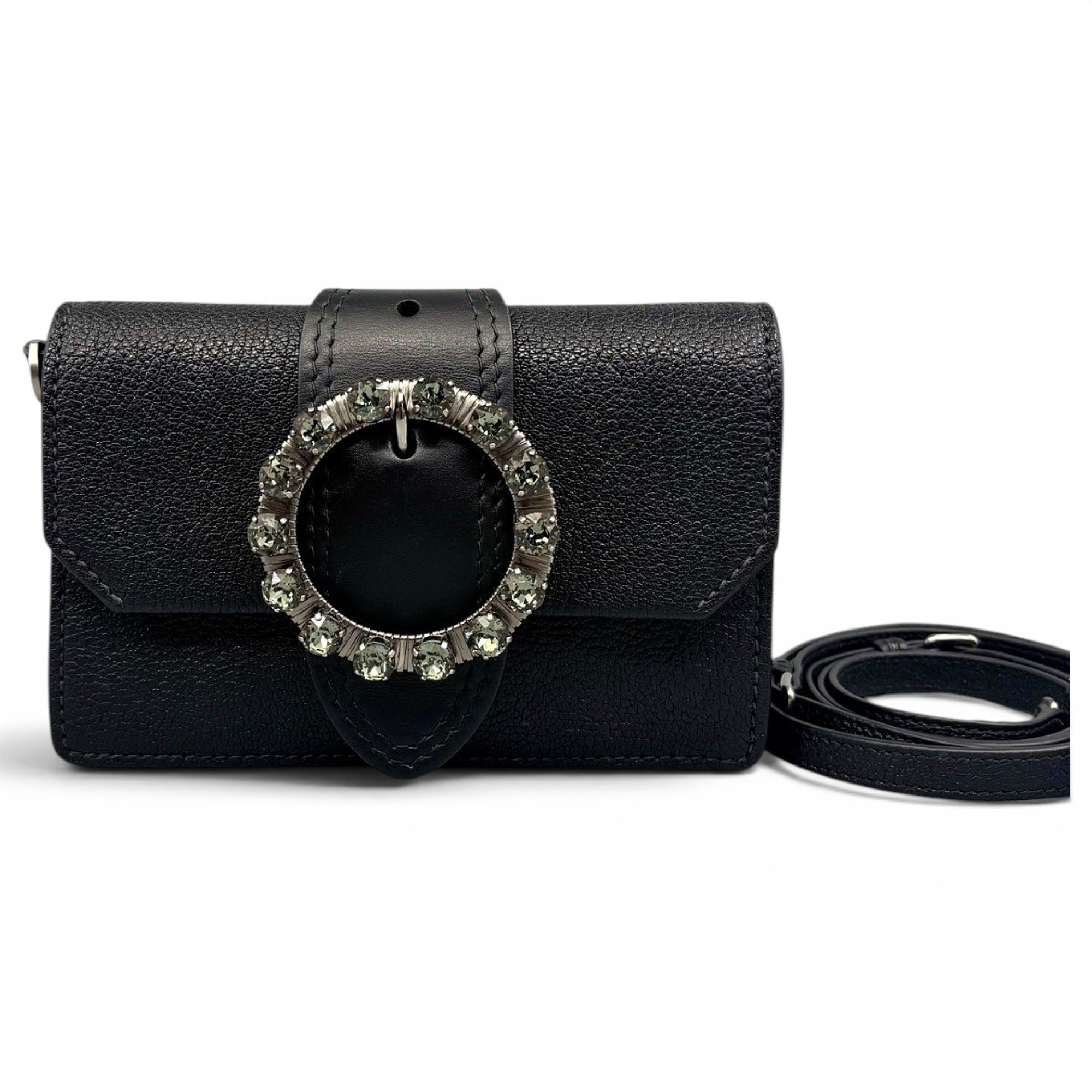 Miu Lady leather handbag